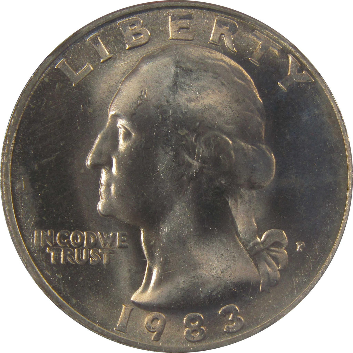 1983 P Washington Clad Quarter MS 67 NGC Uncirculated SKU:I24420