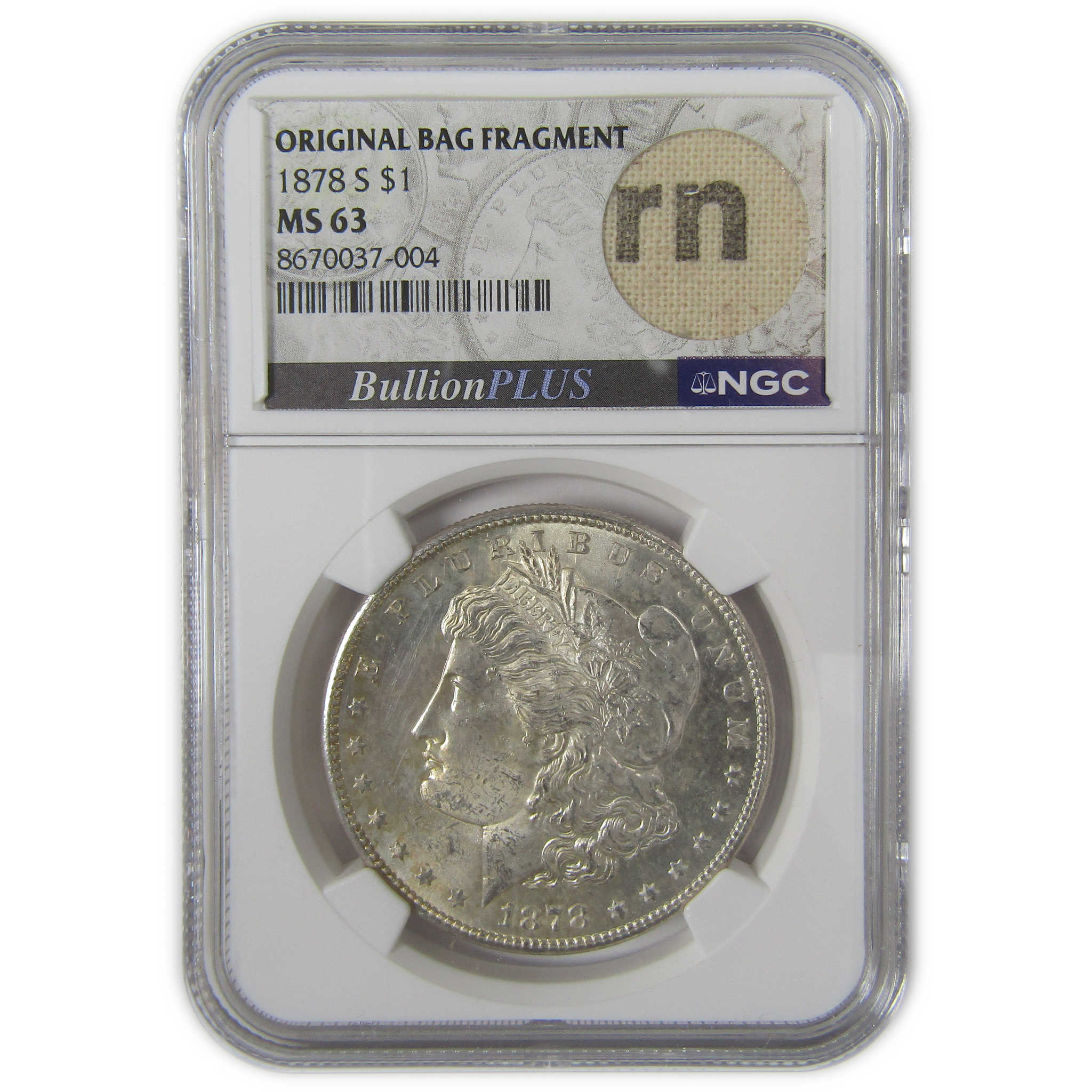 1878 S Morgan Dollar MS 63 NGC Silver Original Bag Fragment SKU:I23687 - Morgan coin - Morgan silver dollar - Morgan silver dollar for sale - Profile Coins & Collectibles