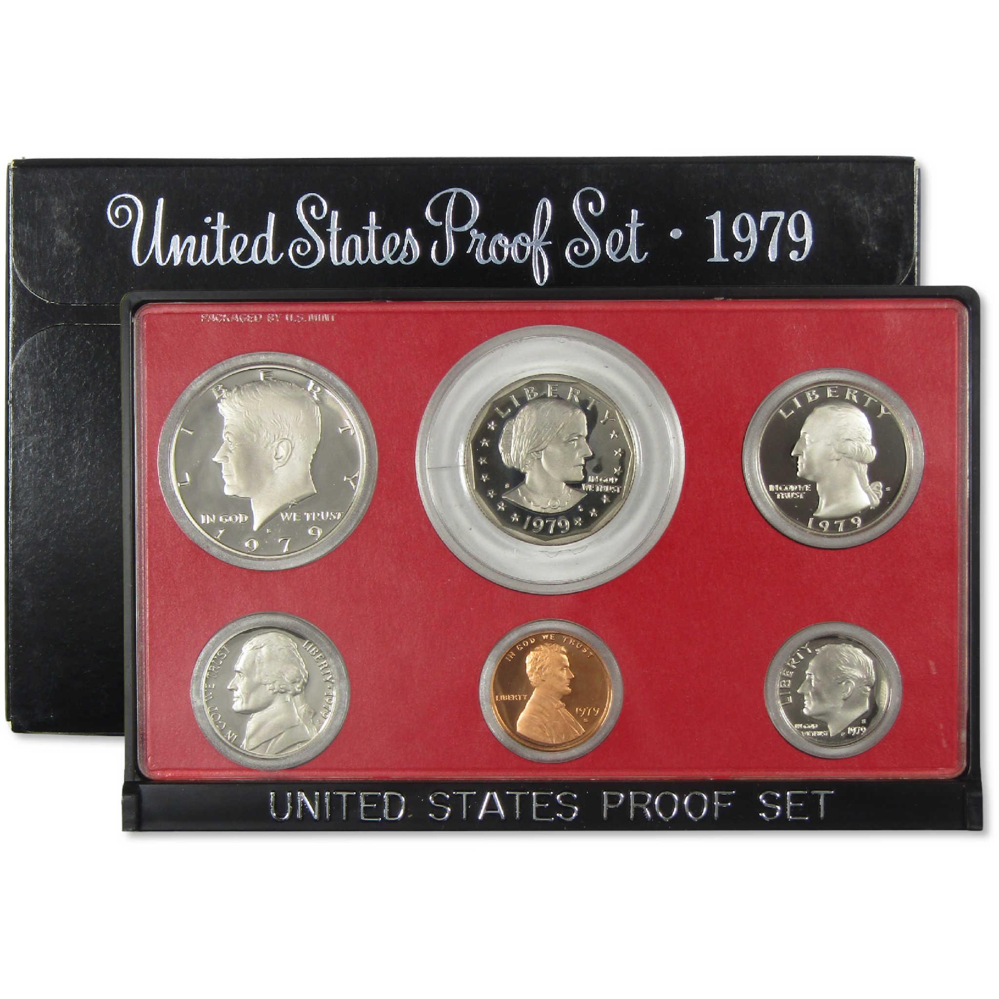 1979 Clad Proof Set Type 2 U.S. Mint Government Packaging OGP