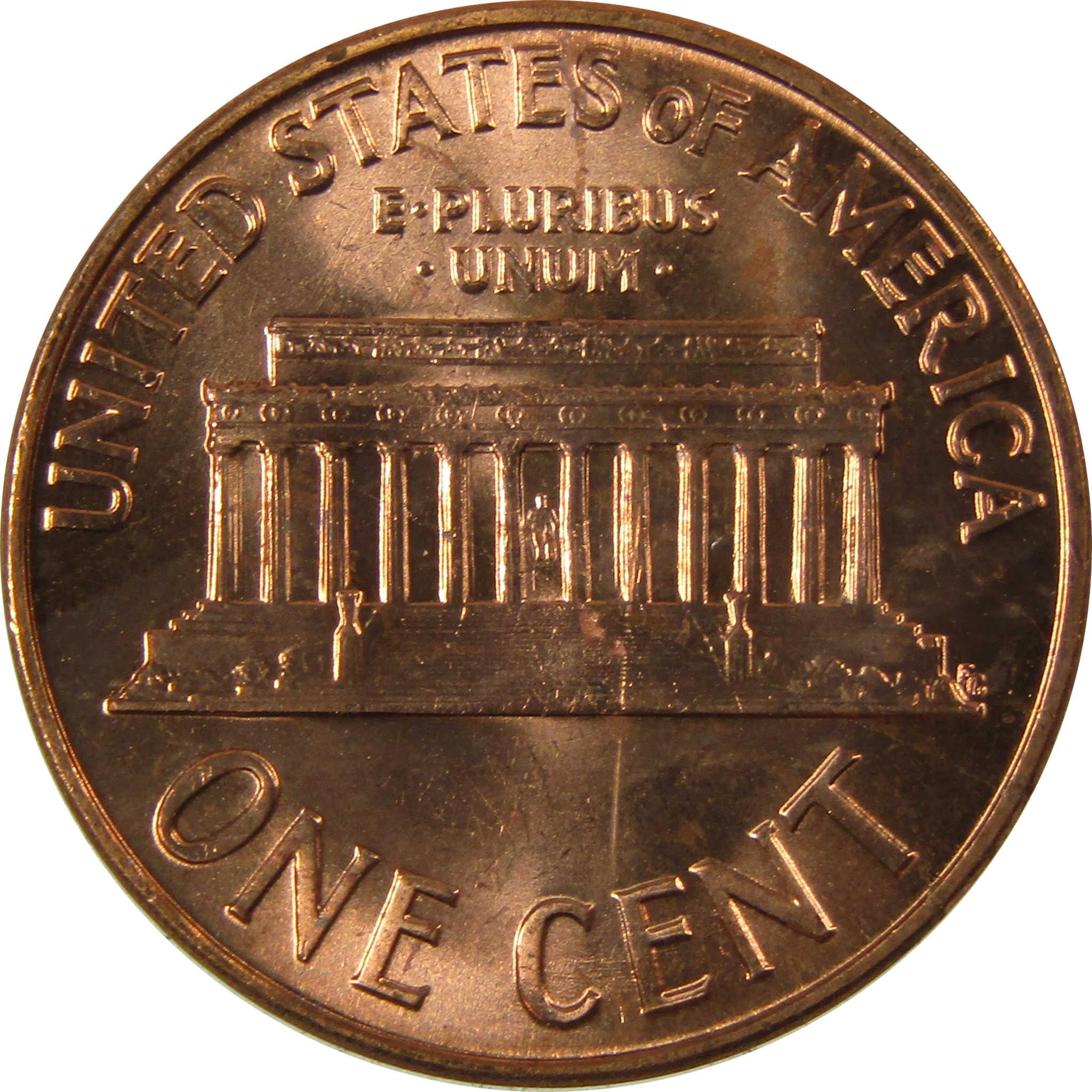 1960 Small Date Lincoln Memorial 1c Uncirculated Mint State SKU:I26584