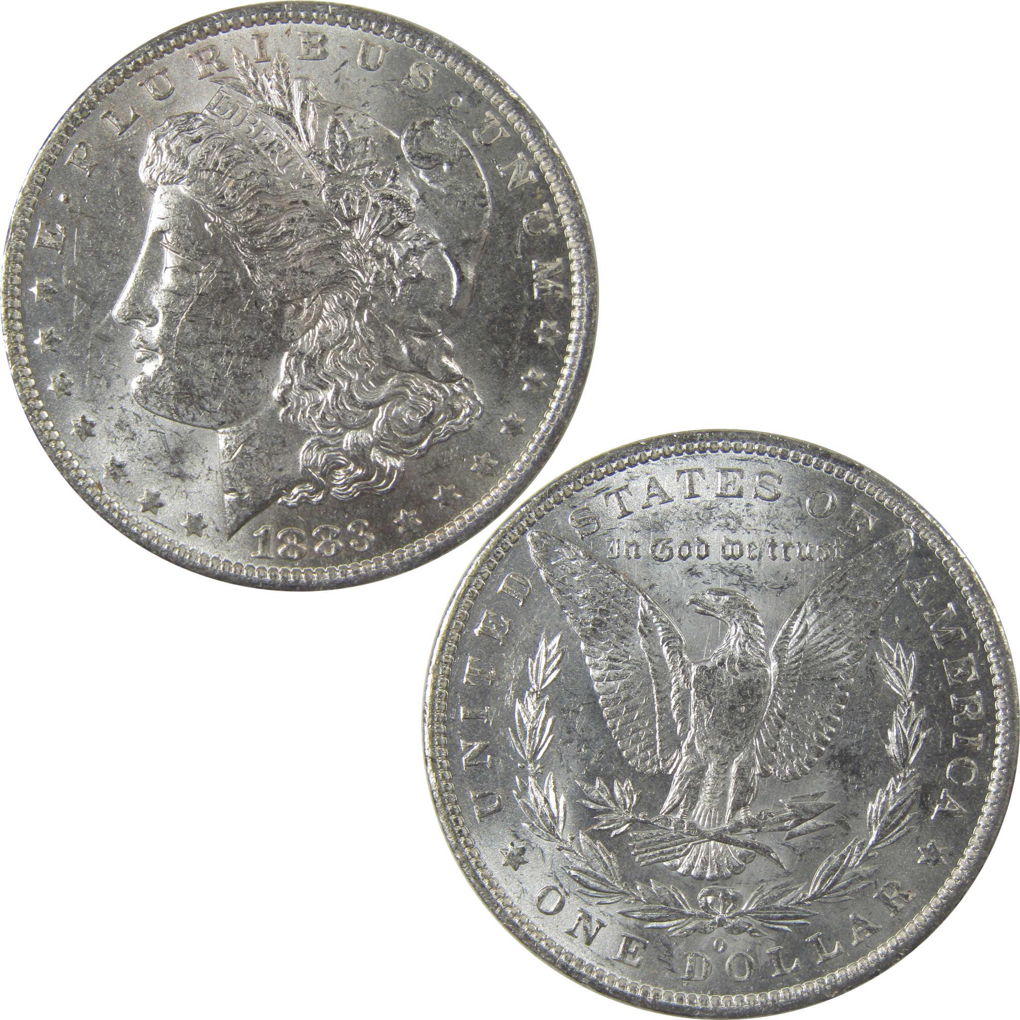 1883 O Morgan Silver Dollar Uncirculated Mint State Toned SKU:I24836
