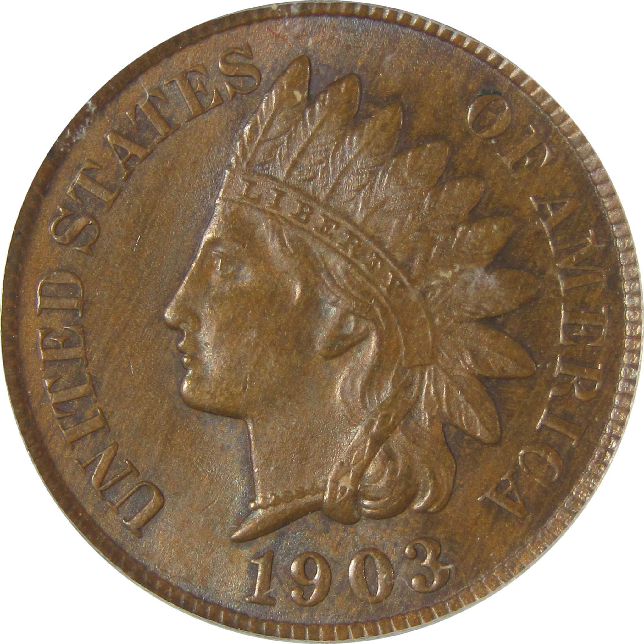 1903 Indian Head Cent MS 63 BN ICG Penny Uncirculated SKU:I22951