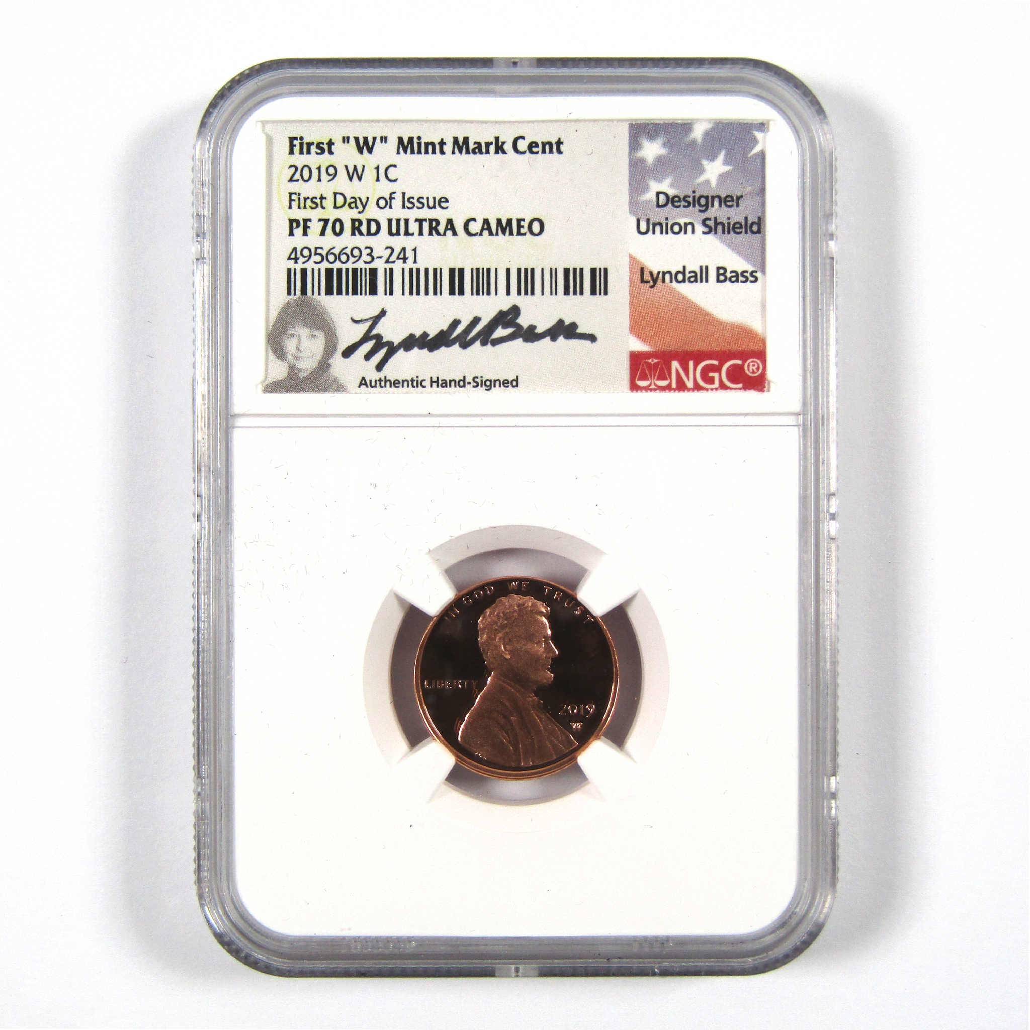 2019 W Lincoln Shield PF 70 UCAM NGC Penny 1c First Day SKU:CPC3970