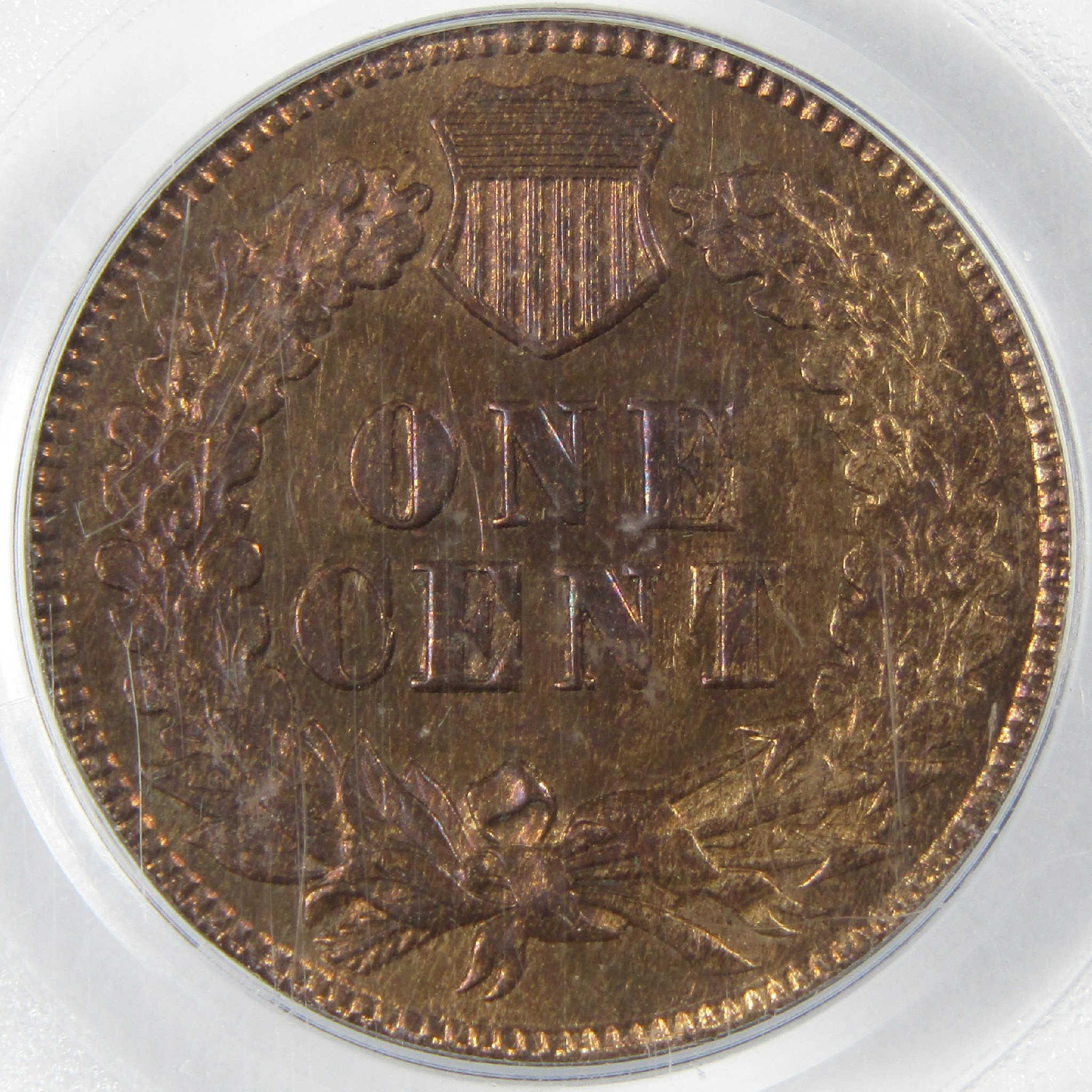 1875 Indian Head Cent MS 64 RB PCGS Penny Uncirculated 1c Coin