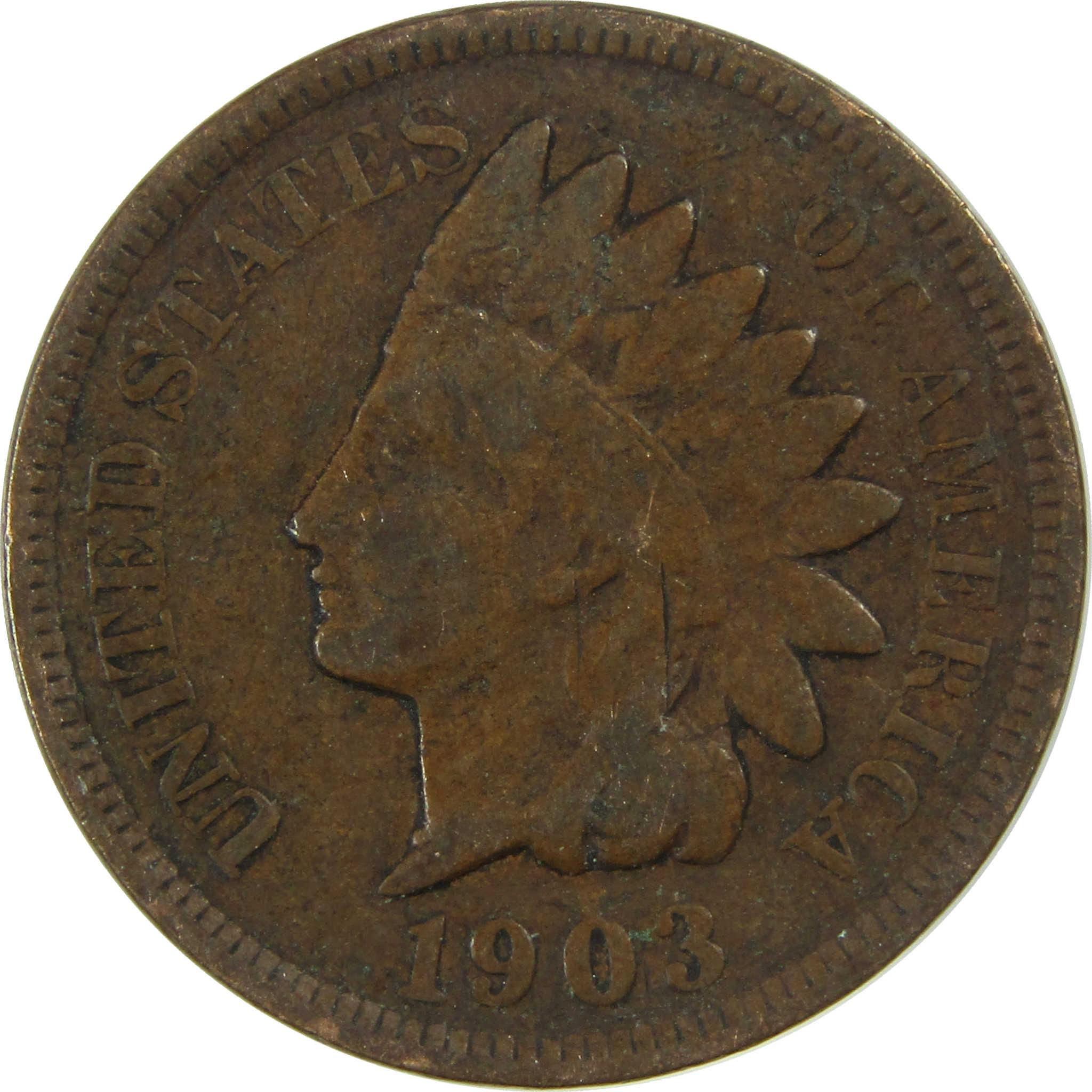 1903 Indian Head Cent G Good Penny 1c Coin SKU:I27028