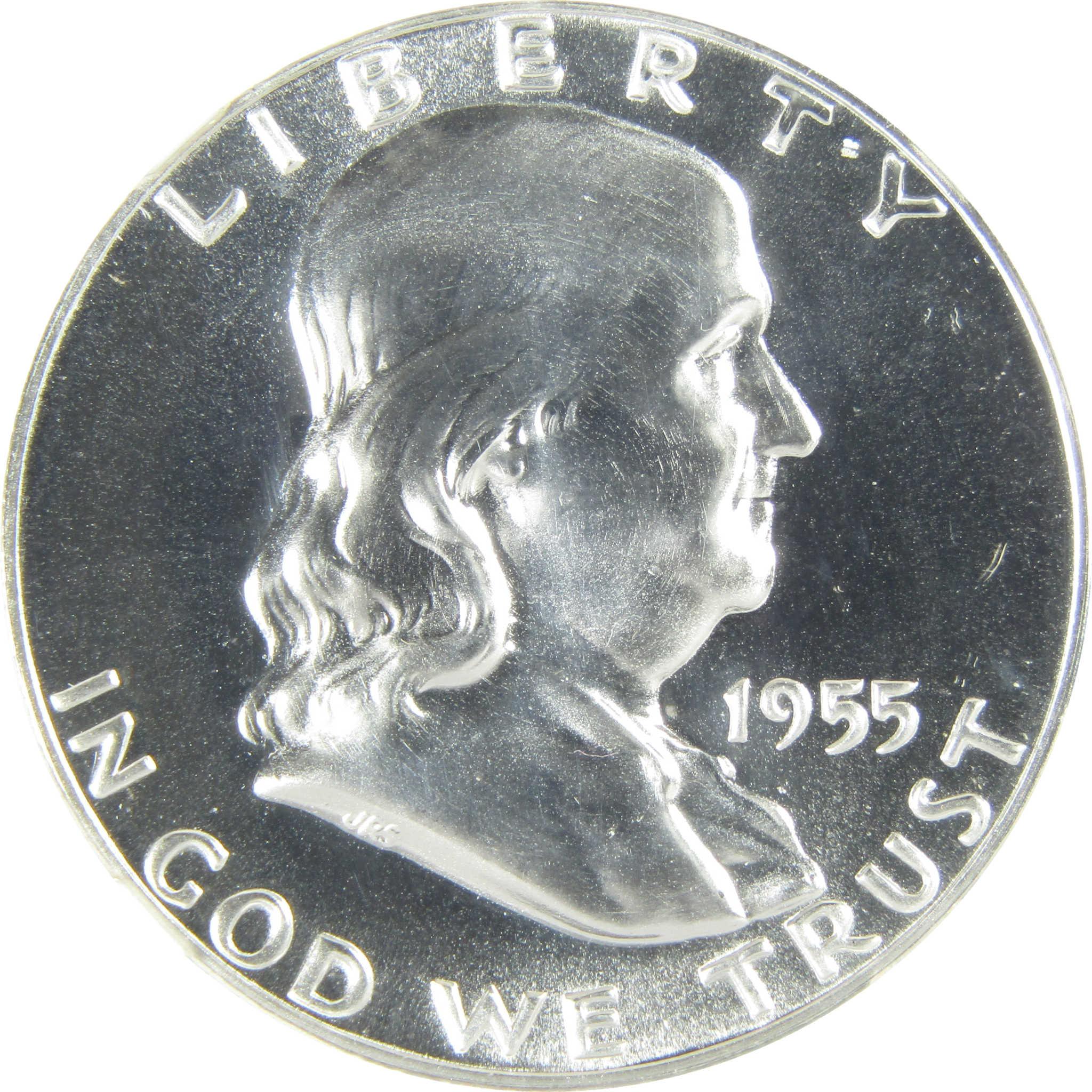 1955 Franklin Silver Half Dollar PF 68 NGC Proof 50c Coin SKU:I27415