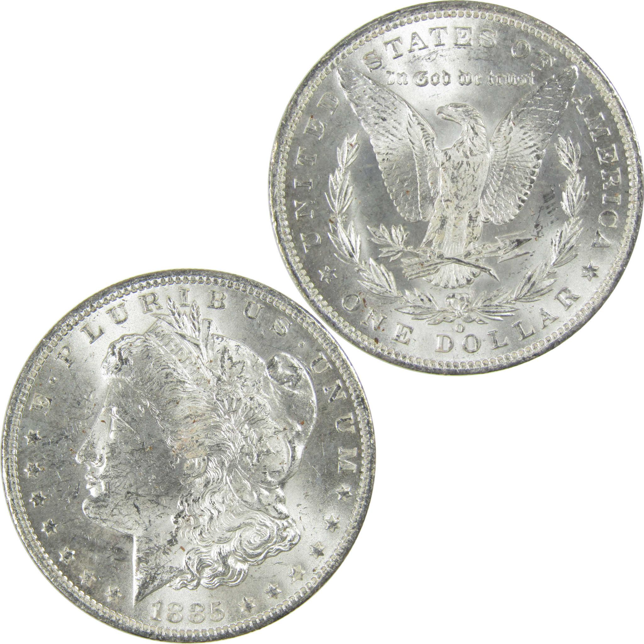 1885 O Morgan Silver Dollar Uncirculated Mint State $1 Coin SKU:I27475 - Morgan coin - Morgan silver dollar - Morgan silver dollar for sale - Profile Coins & Collectibles