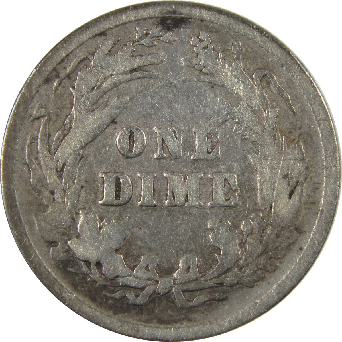 1895 Barber Silver Dime G Good Details 10c Coin Collectible SKU:CP1765