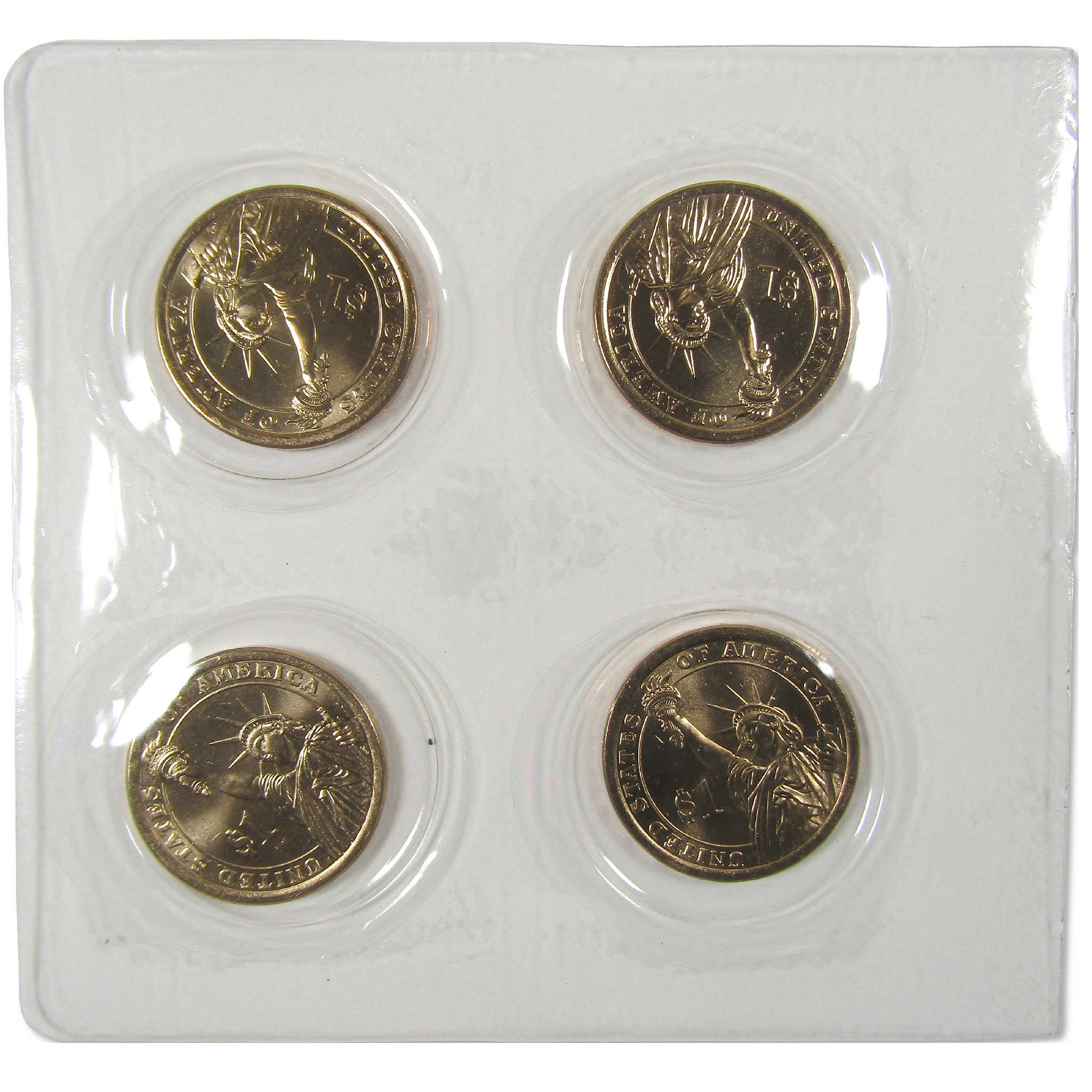 2015 D Presidential Dollar $1 Four-Coin Set OGP SKU:CPC0792