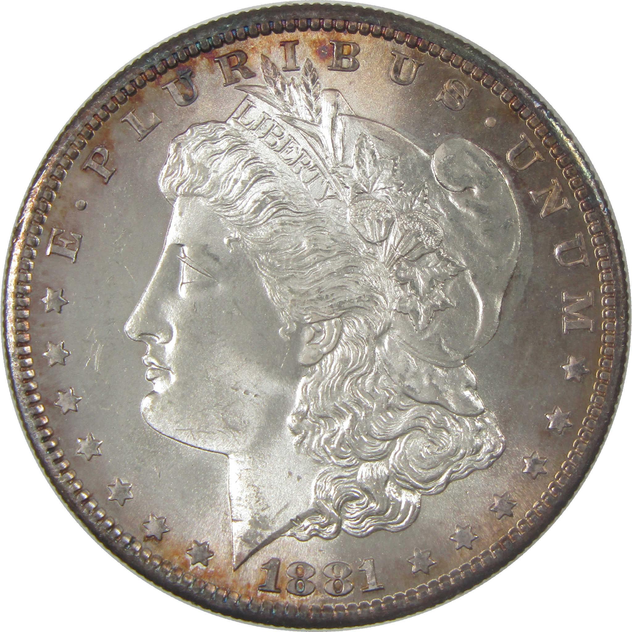 1881 S Morgan Silver Dollar BU Gem Uncirculated Mint State $1 Coin - Morgan coin - Morgan silver dollar - Morgan silver dollar for sale - Profile Coins & Collectibles