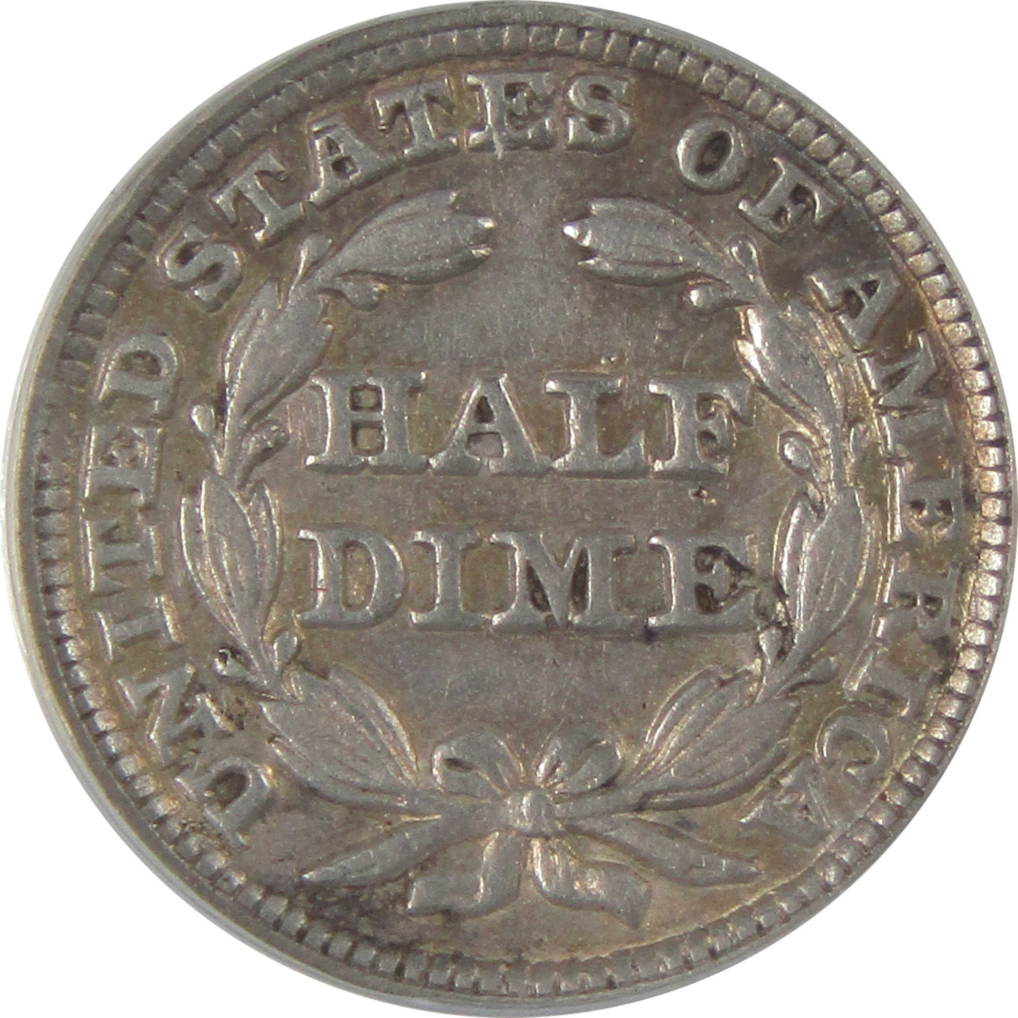 1849 Seated Liberty Half Dime EF 45 Details ANACS Silver SKU:CP127