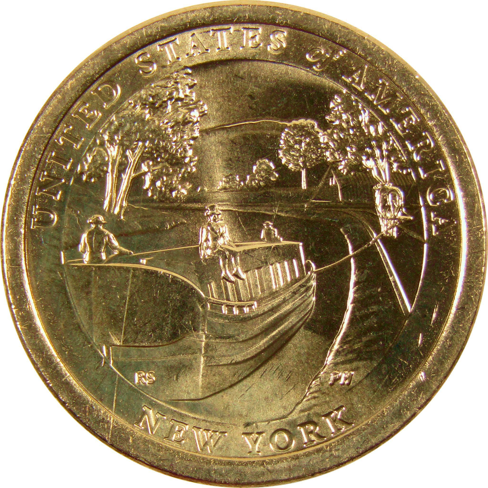 2021 D Erie Canal American Innovation Dollar BU Uncirculated $1 Coin