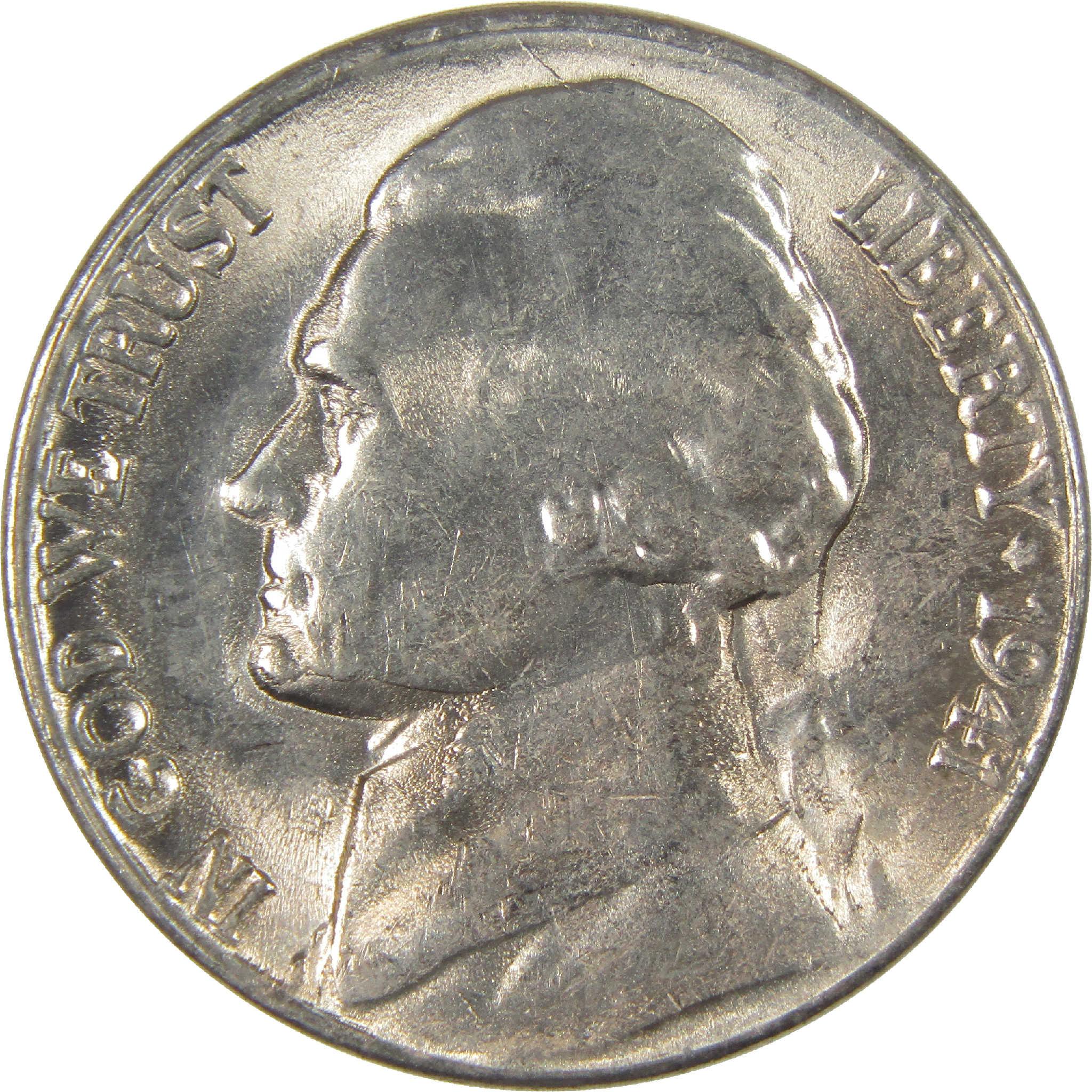1941 S Jefferson Nickel Uncirculated 5c Coin