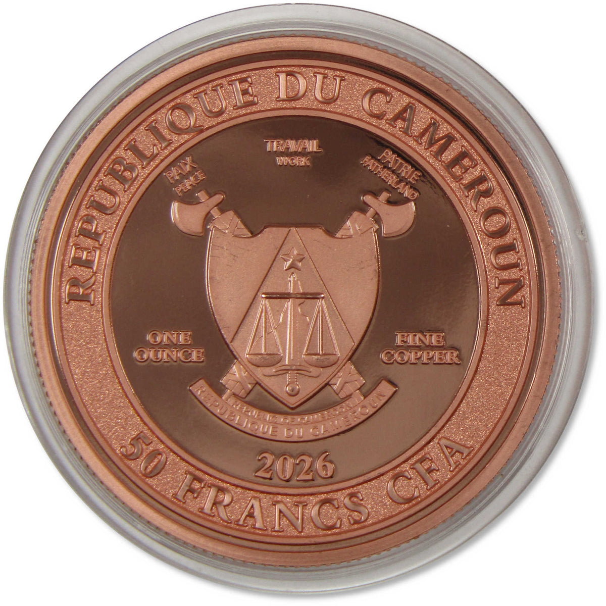 2026 Cameroon 1 oz Copper Sleepy Hollow Headless Horseman Uncirculated
