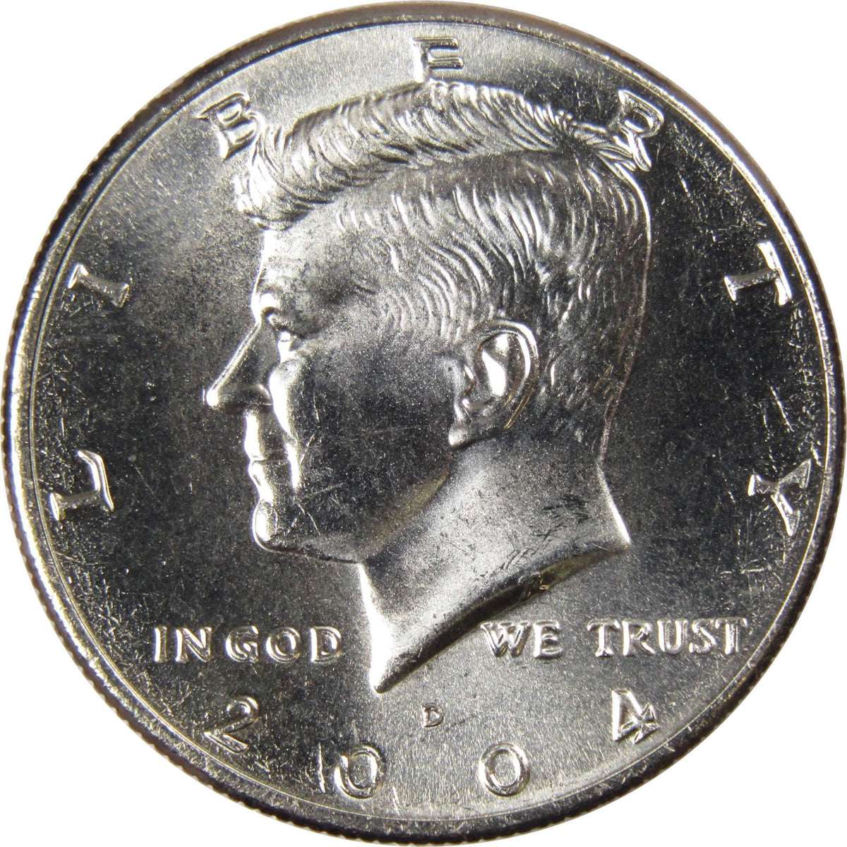 2004 D Kennedy Half Dollar Clad Uncirculated Mint State 50c Coin