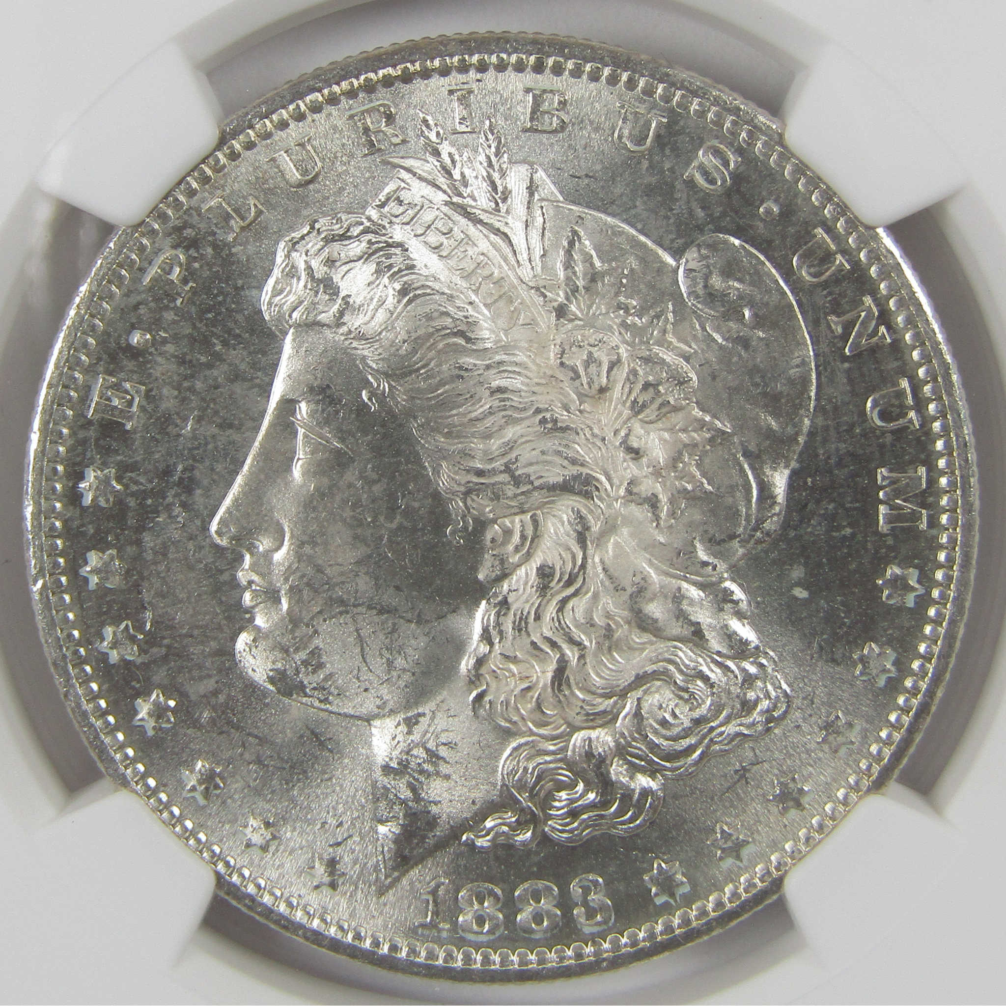 1883 S Morgan Silver Dollar MS 62 NGC CAC Uncirculated $1 Coin - Morgan coin - Morgan silver dollar - Morgan silver dollar for sale - Profile Coins & Collectibles
