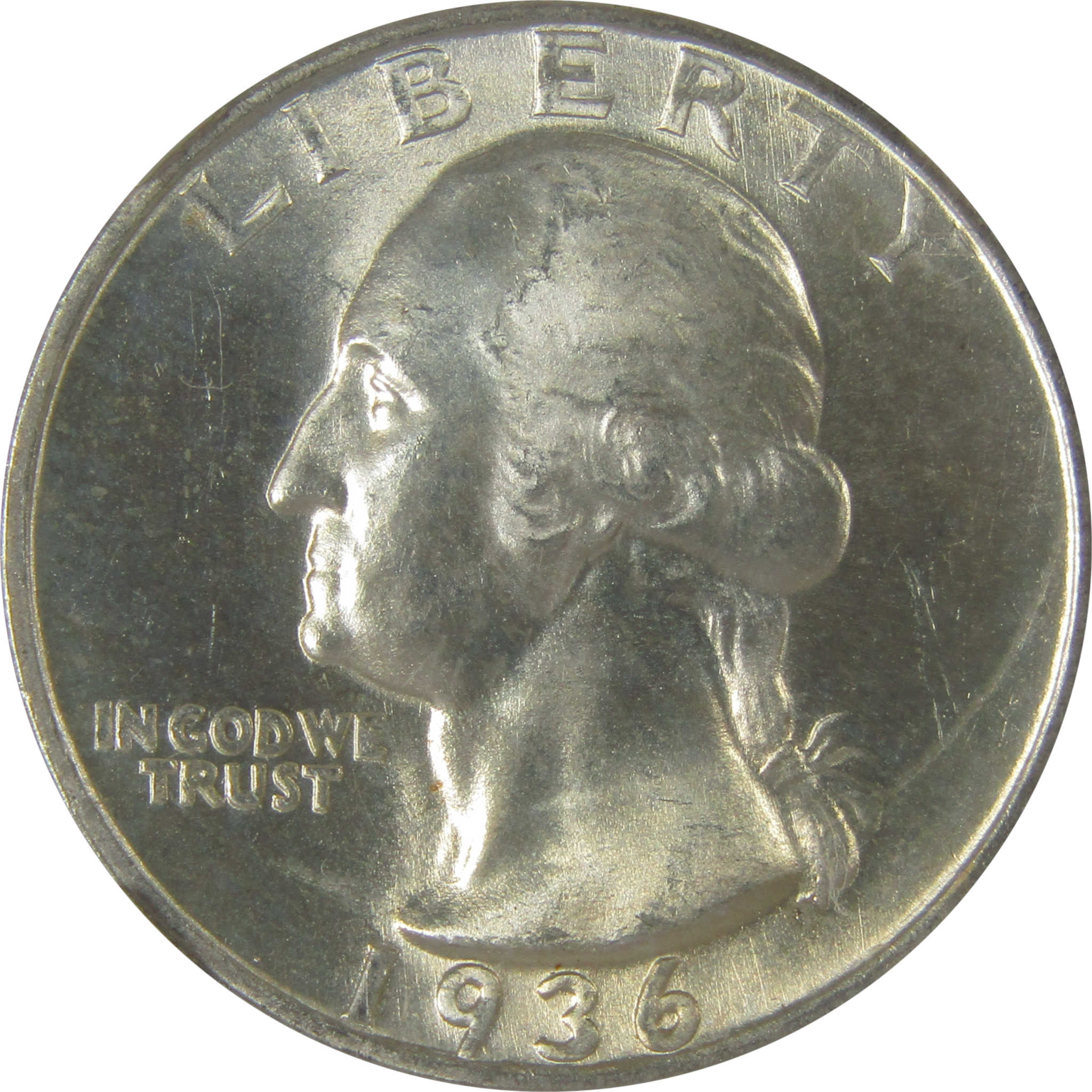 1936 S Washington Quarter MS 65 NGC Original Bag Fragment SKU:I22586