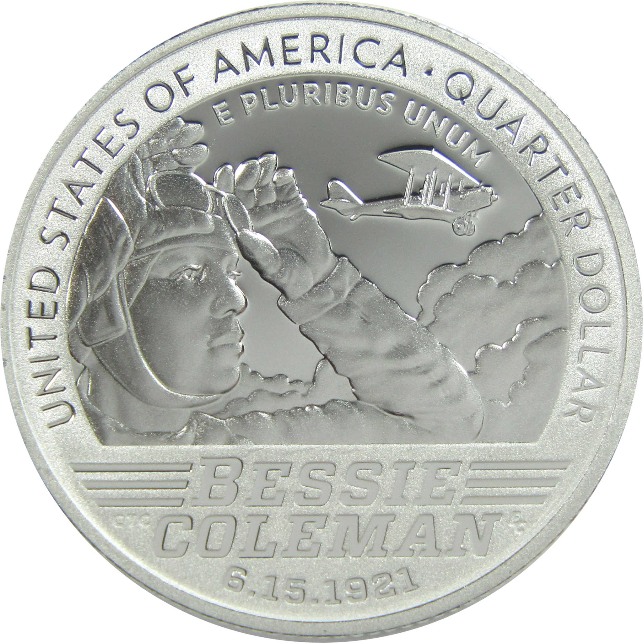 2023 S Bessie Coleman American Women Quarter Choice Proof .999 Silver