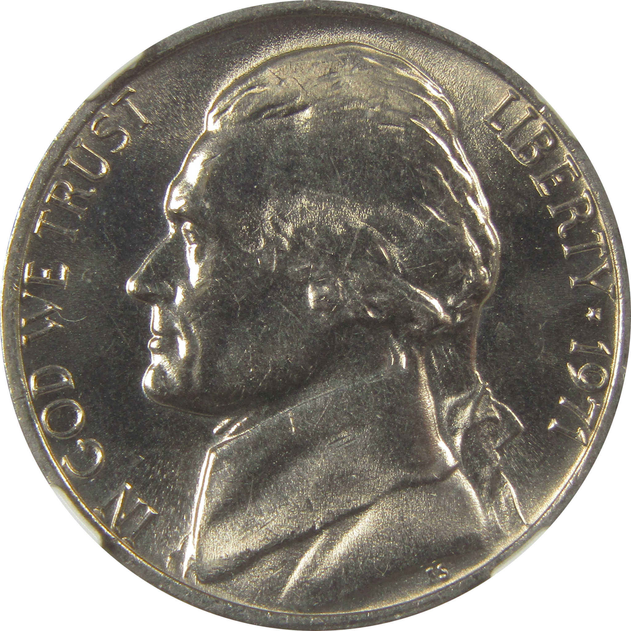 1971 Jefferson Nickel MS 66 NGC Original Bag Fragment SKU:I22106