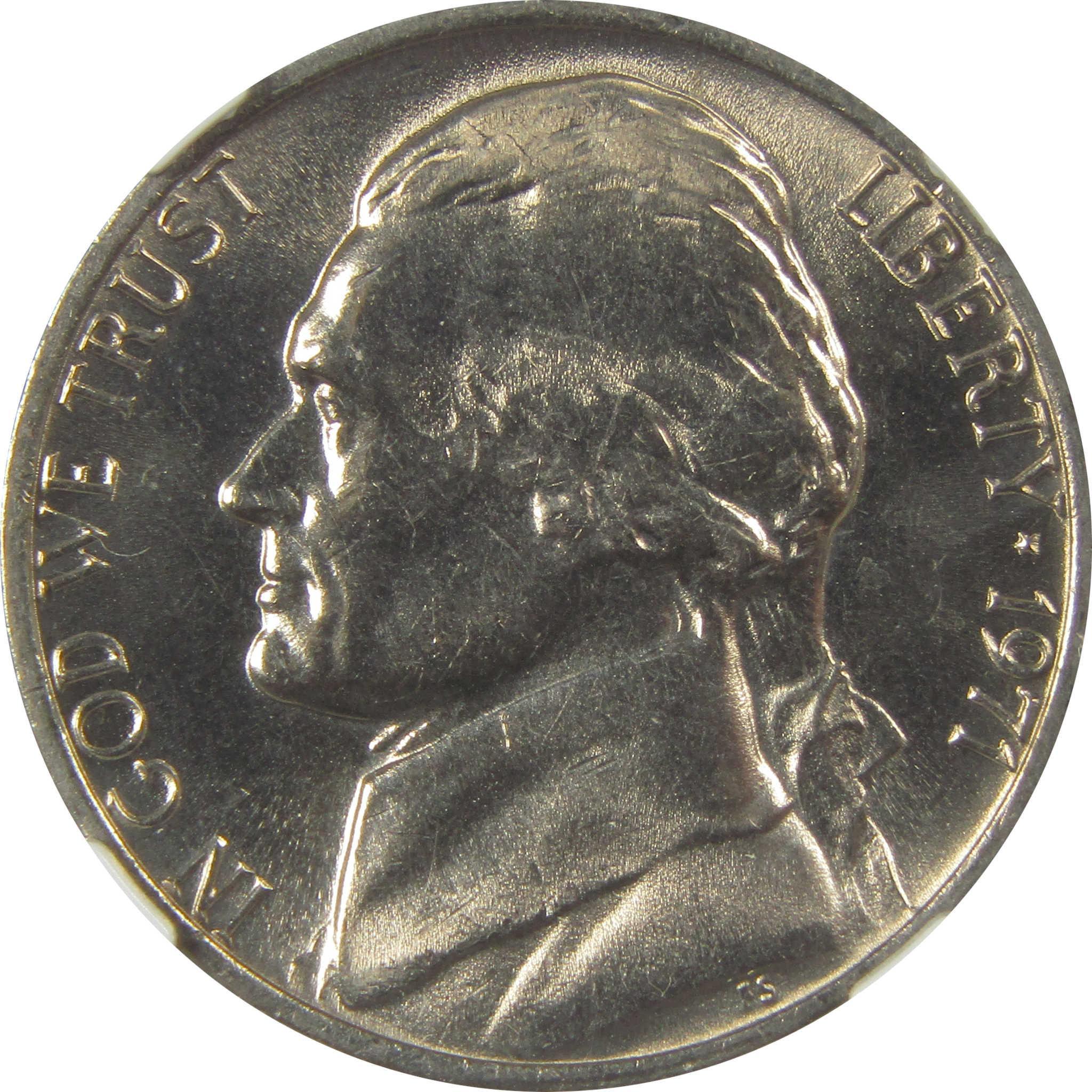 1971 Jefferson Nickel MS 66 NGC Original Bag Fragment SKU:I22106