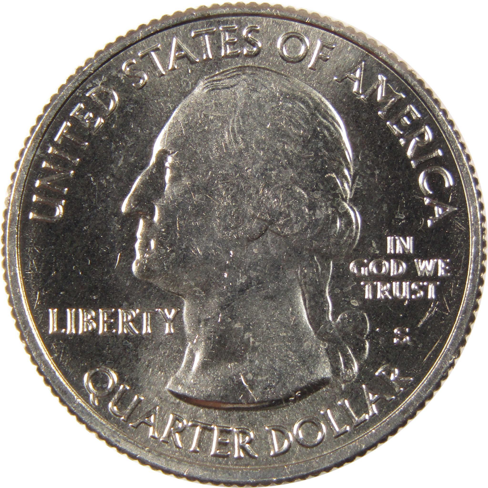 United States quarter dollar coin with George Washington profile, collectible currency