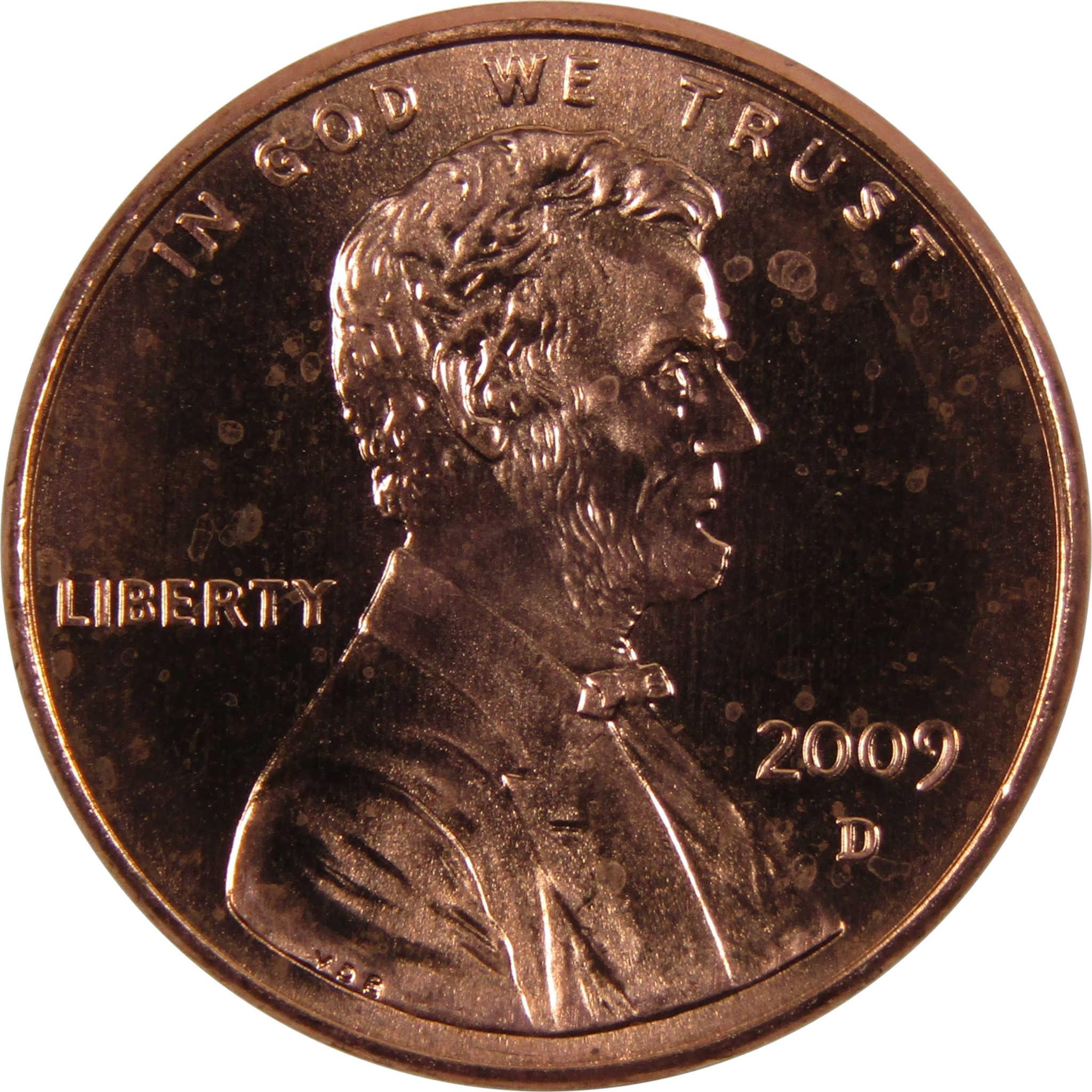 2009 D Presidency Lincoln Bicentennial Cent BU Uncirculated 1c Coin