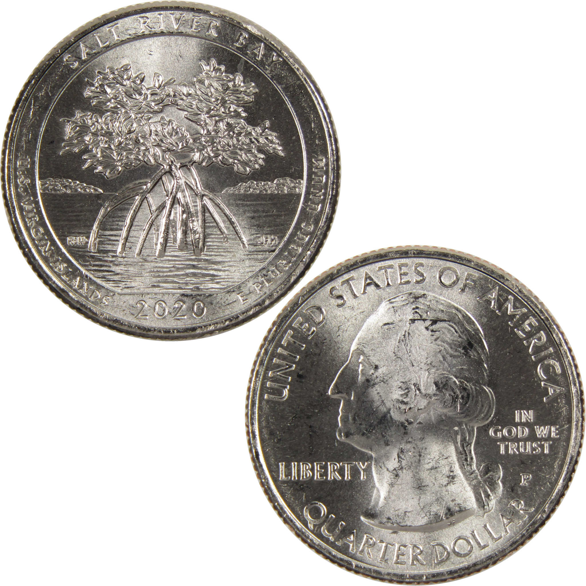 2020 P Salt River Bay National Park Quarter BU Uncirculated Clad Coin