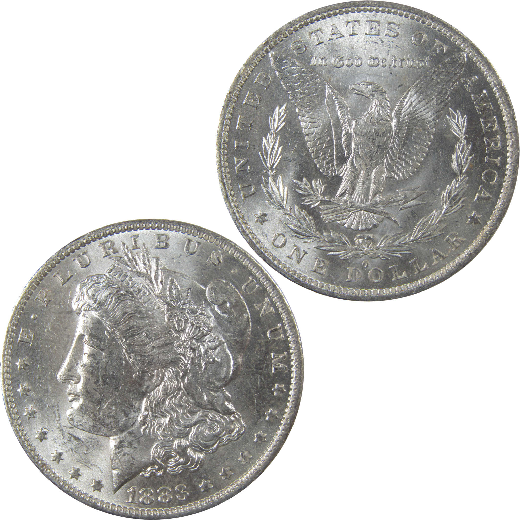 1883 O Morgan Silver Dollar Uncirculated Mint State $1 Coin SKU:I24838 - Morgan coin - Morgan silver dollar - Morgan silver dollar for sale - Profile Coins & Collectibles