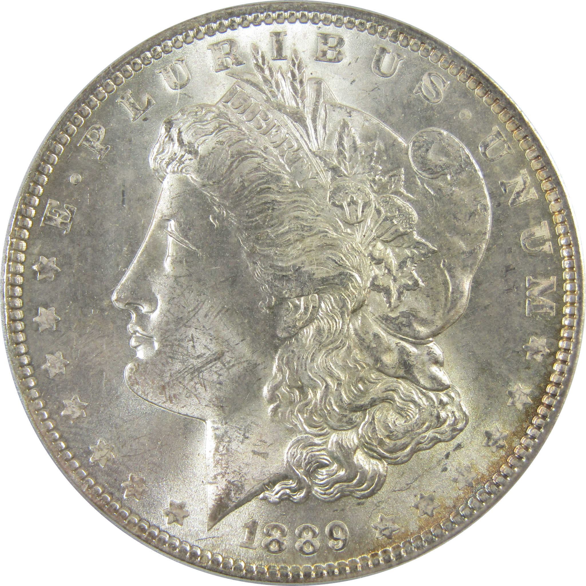 1889 VAM-18 Doubled Ear Hot 50 Morgan Silver $1 MS 63 PCGS SKU:CP1043