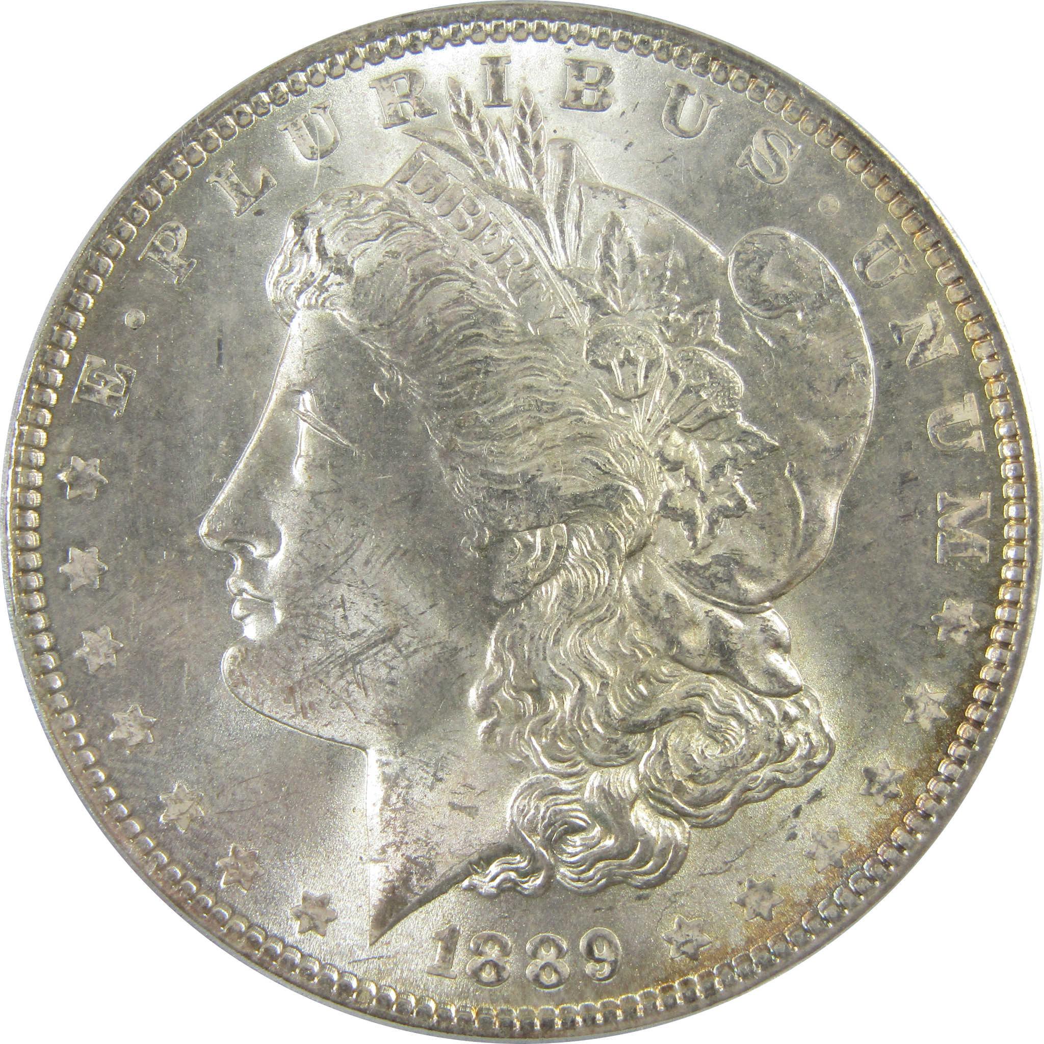 1889 VAM-18 Doubled Ear Hot 50 Morgan Silver $1 MS 63 PCGS SKU:CP1043 - Morgan coin - Morgan silver dollar - Morgan silver dollar for sale - Profile Coins & Collectibles