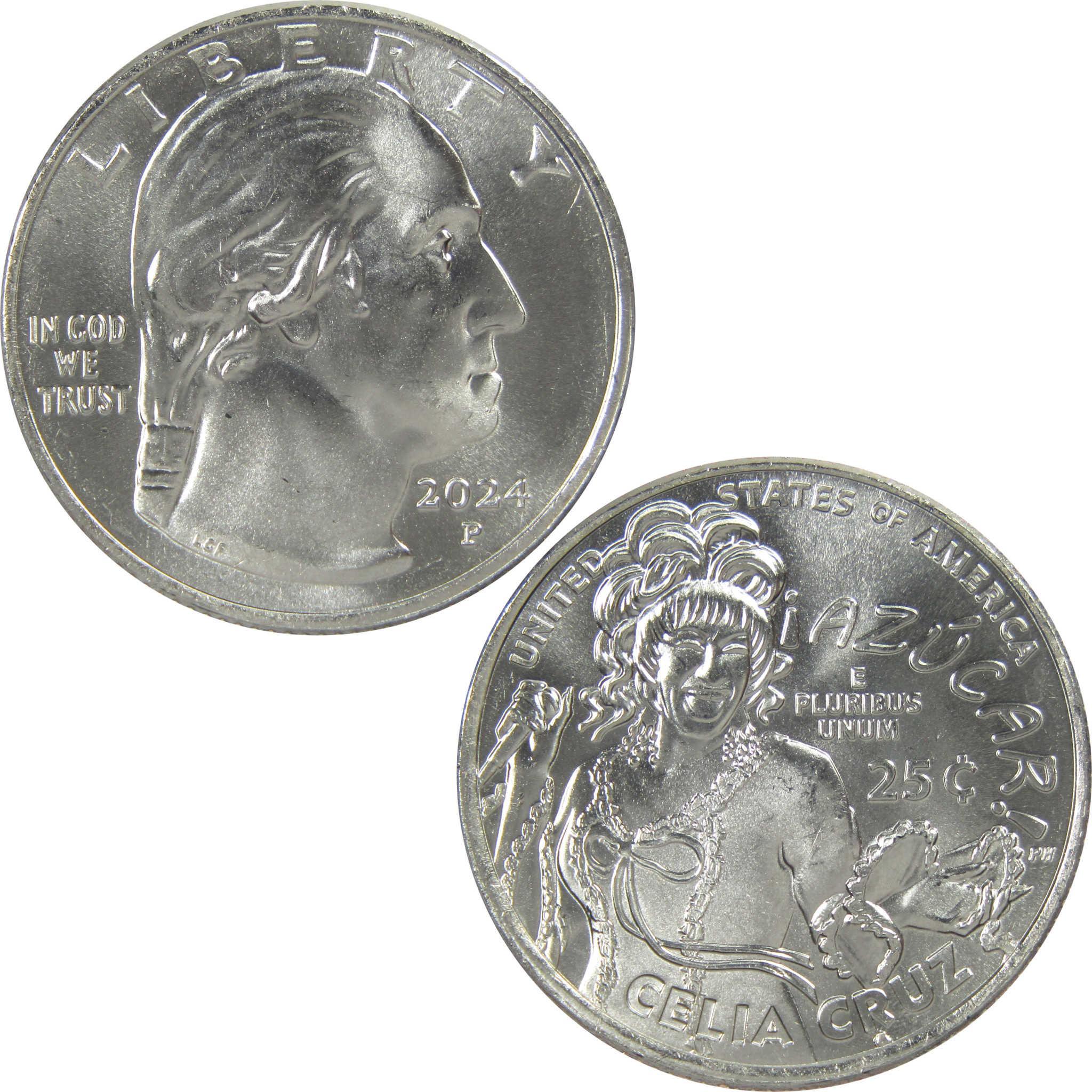 2024 P Celia Cruz American Women Quarter Uncirculated Clad 25c Coin