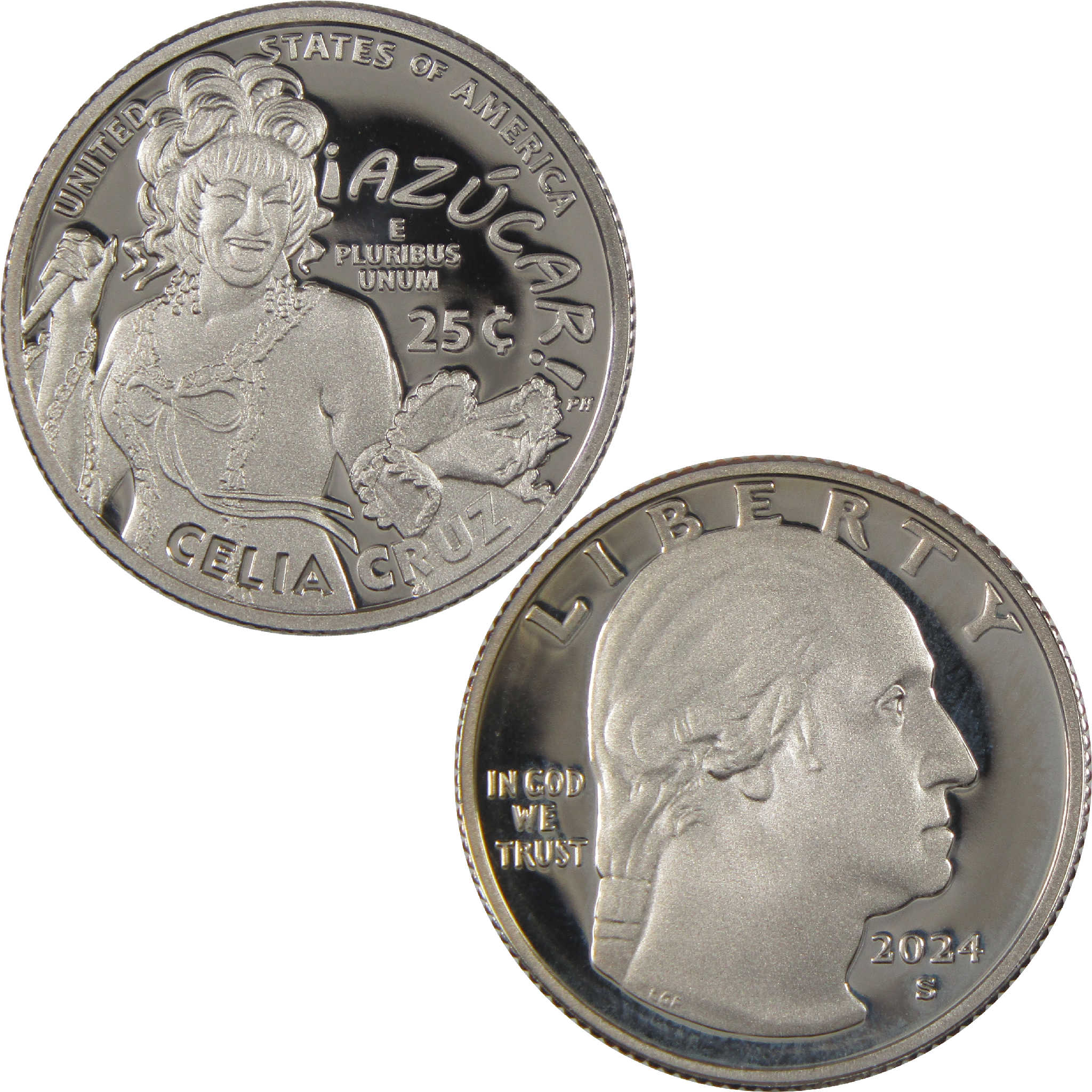 2024 S Celia Cruz American Women Quarter Choice Proof Clad 25c Coin