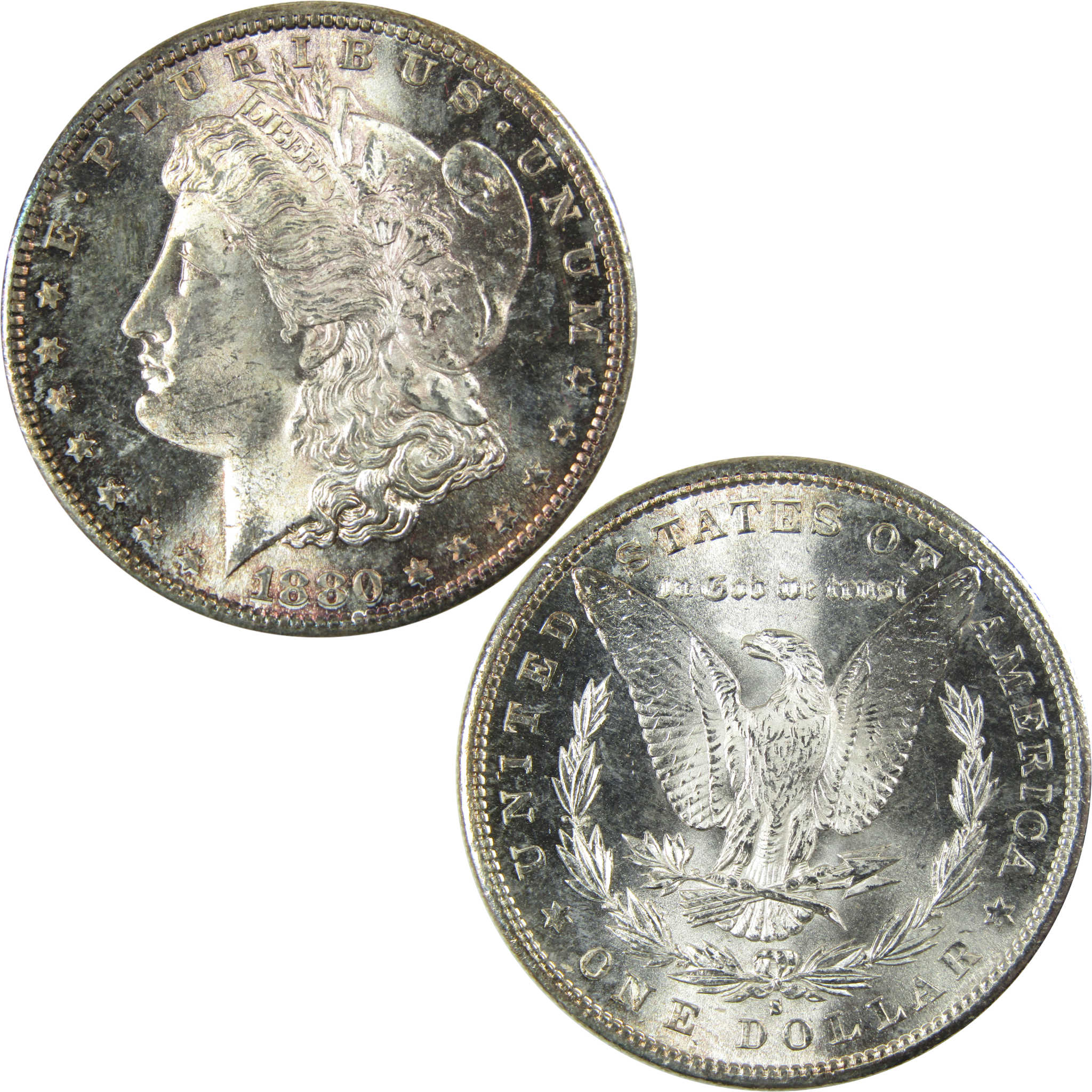 1880-1882 San Fancisco Morgan Silver Dollar Set Uncirculated SKU:CP751