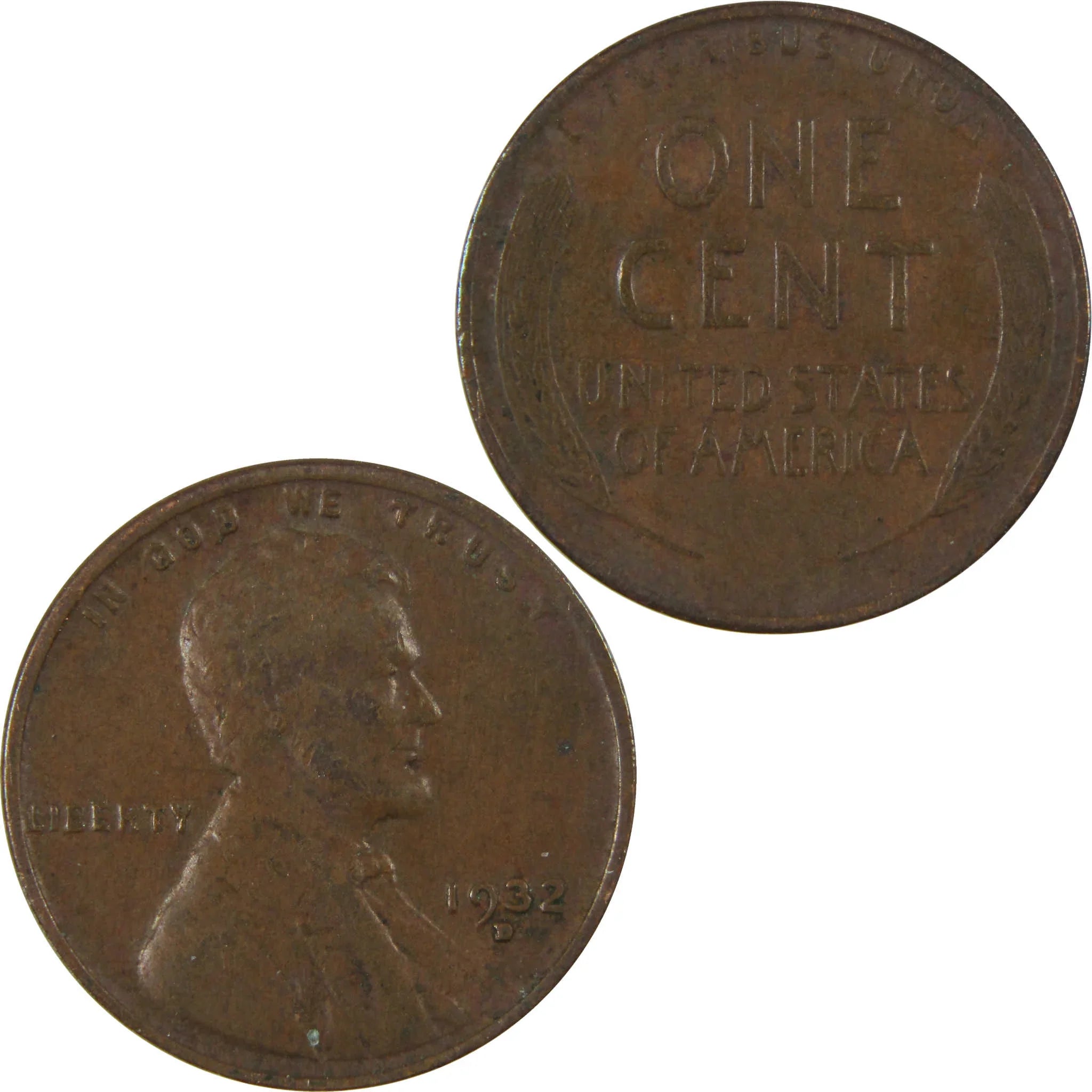 1932 D Lincoln Wheat Cent VF Very Fine Penny 1c Coin SKU:I26808