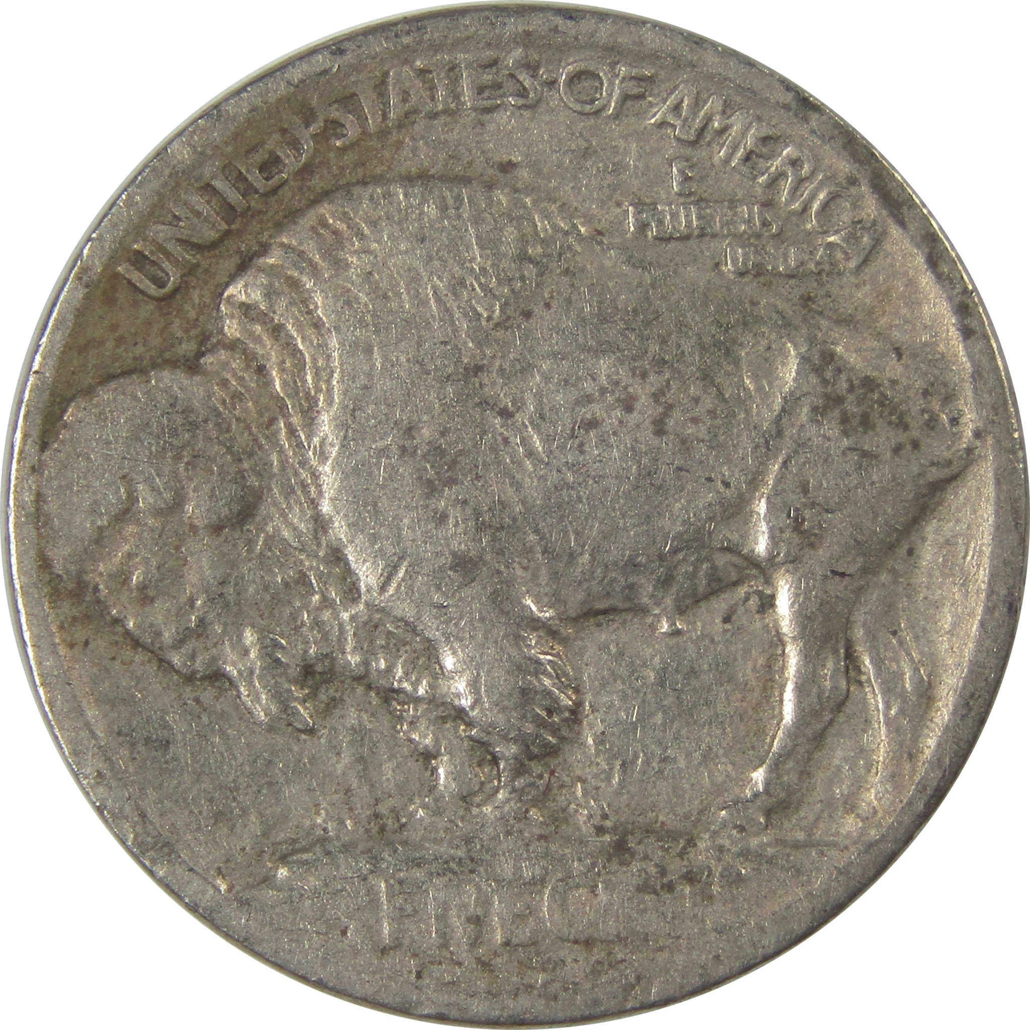 1913 S Type 1 Indian Head Buffalo Nickel F Fine Details SKU:I22897