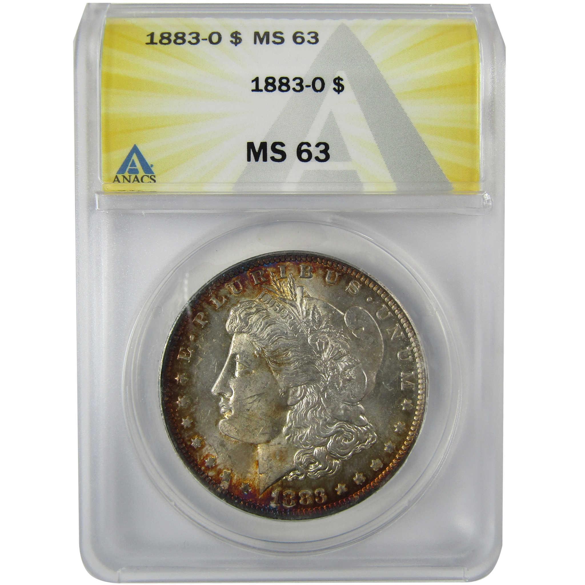1883 O Morgan Silver Dollar MS 63 ANACS Uncirculated $1 Coin SKU:CP824 - Morgan coin - Morgan silver dollar - Morgan silver dollar for sale - Profile Coins & Collectibles