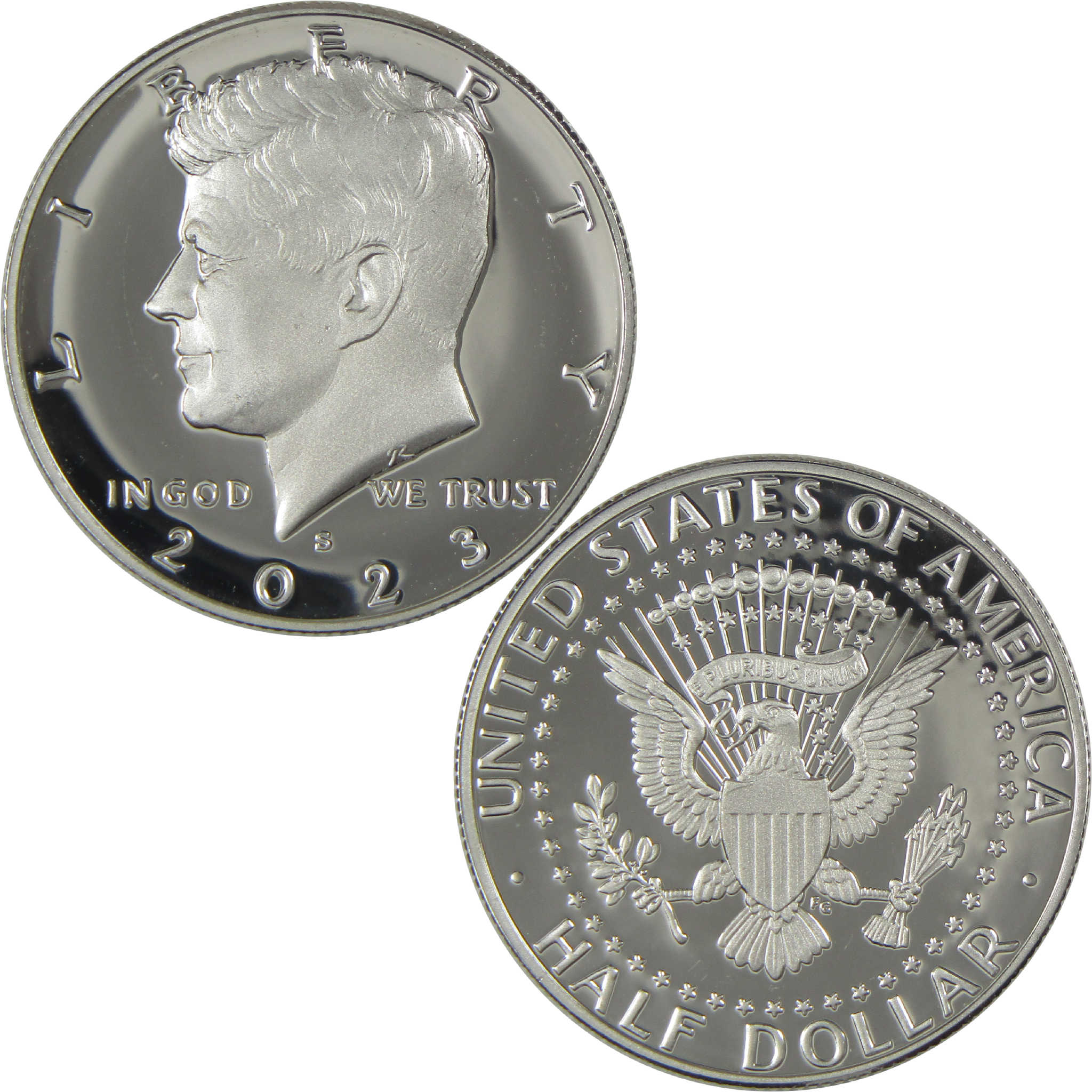 2023 S Kennedy Half Dollar Choice Proof .999 Silver 50c Coin