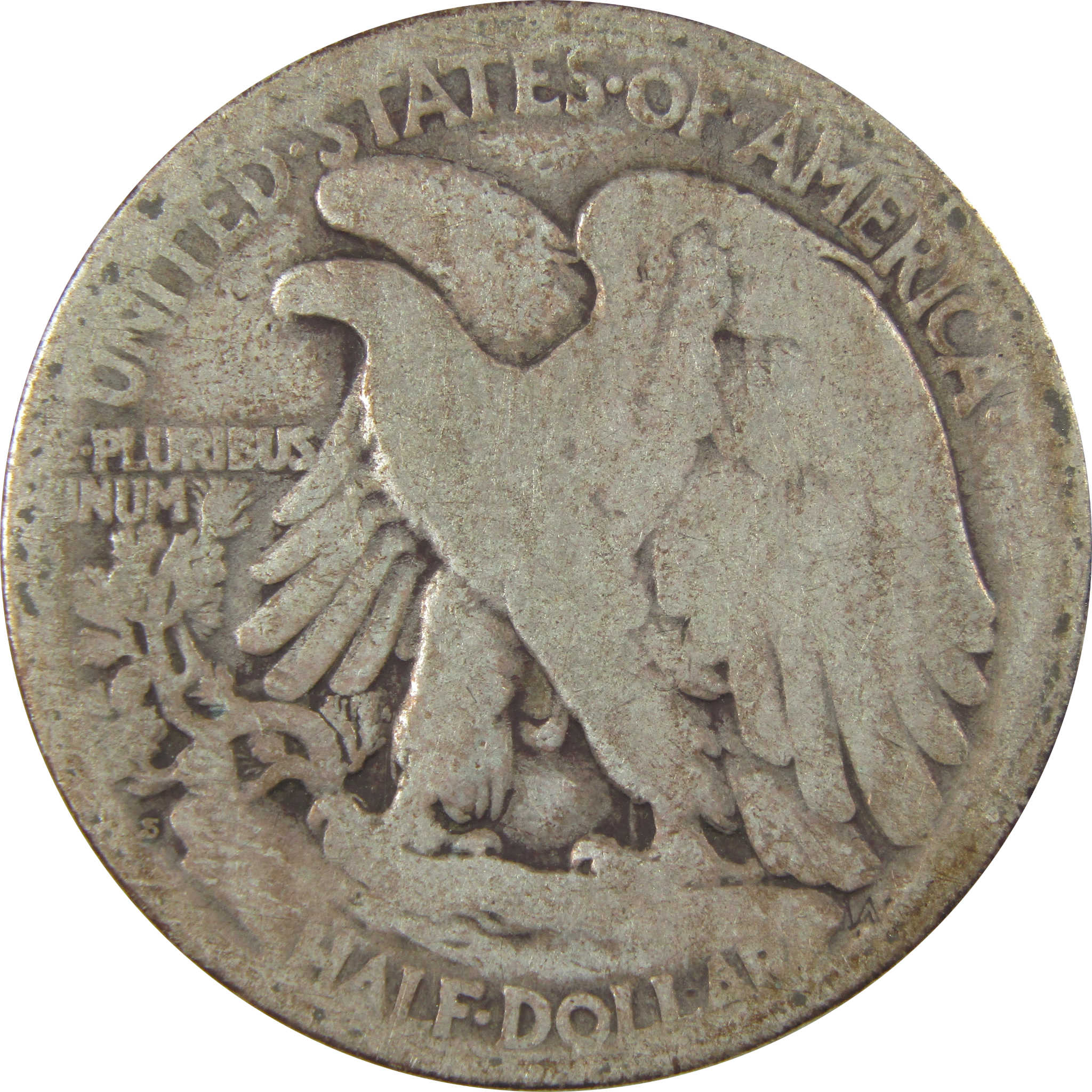 1923 S Liberty Walking Silver Half Dollar AG About Good SKU:I24126