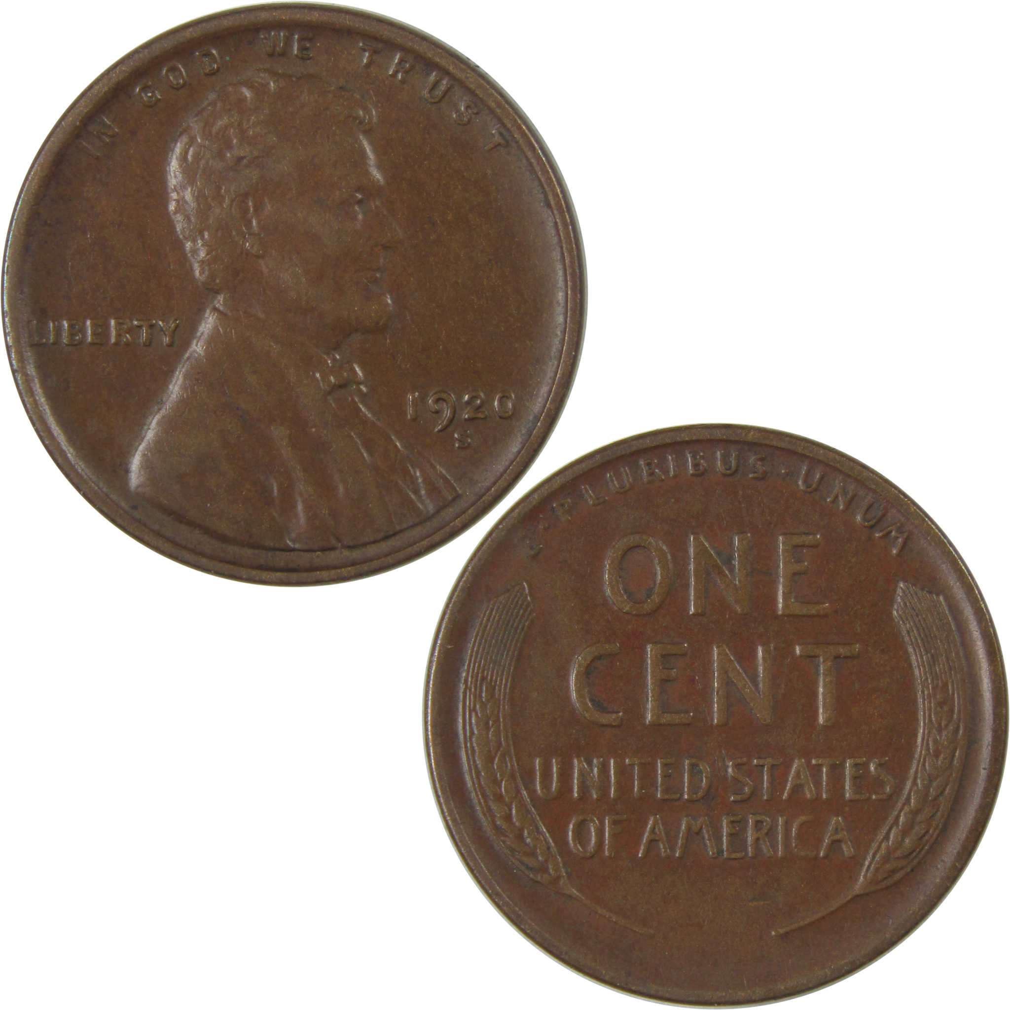 1920 S Lincoln Wheat Cent XF EF Extremely Fine Penny SKU:I23863