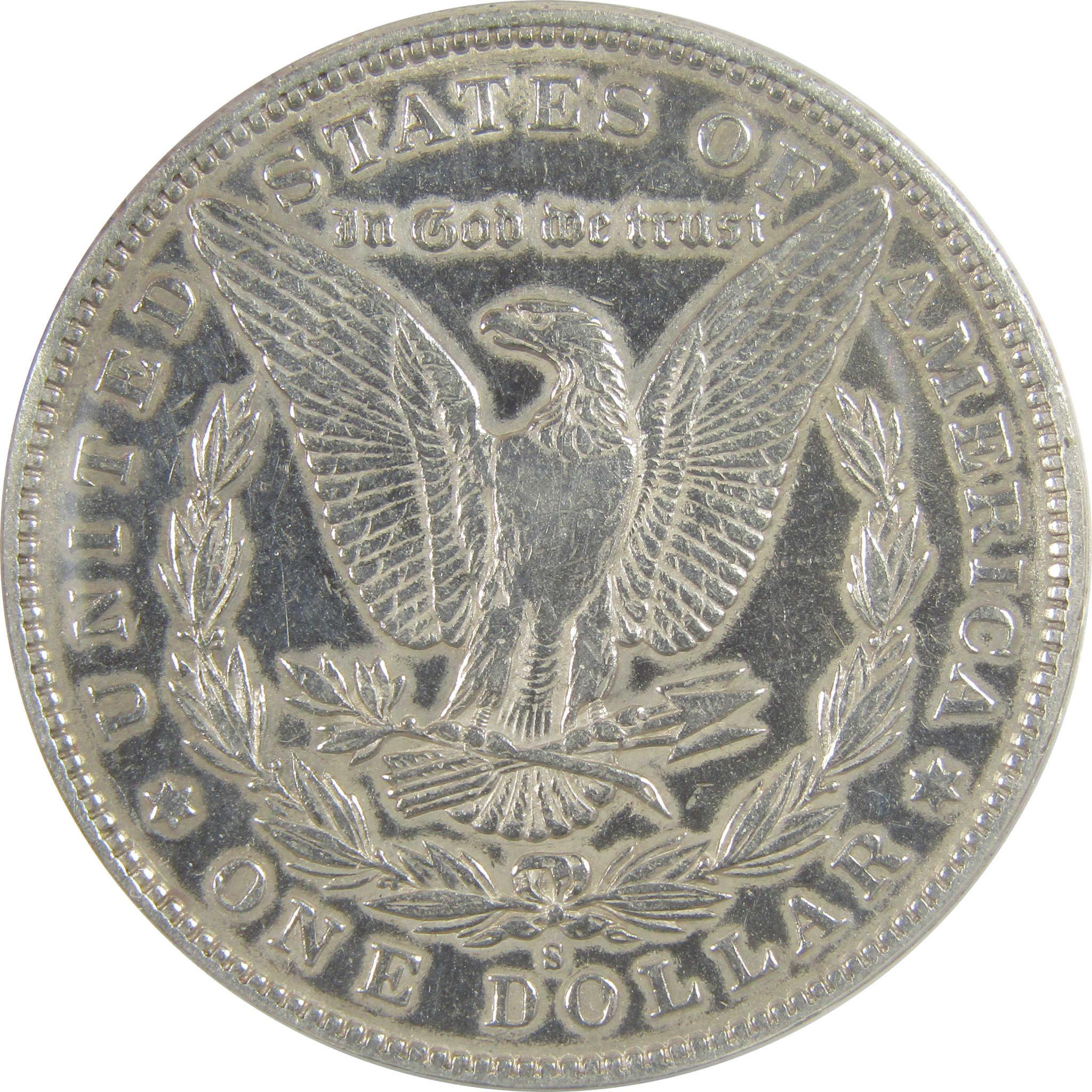 1892 S Morgan Dollar AU 50 Details ANACS Silver $1 Coin SKU:I21359 - Morgan coin - Morgan silver dollar - Morgan silver dollar for sale - Profile Coins & Collectibles