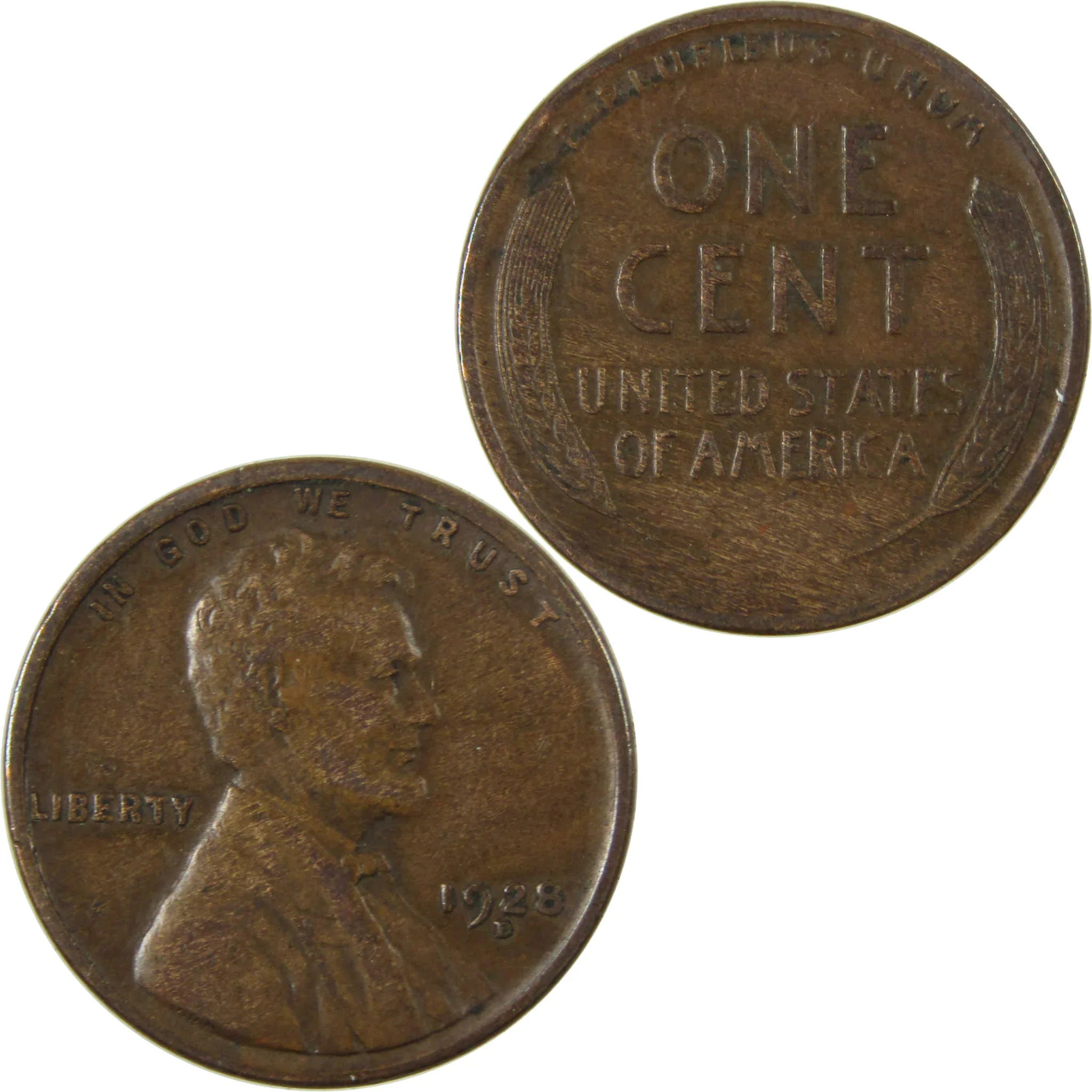 1928 D Lincoln Wheat Cent VF Very Fine Penny 1c Coin SKU:I27618