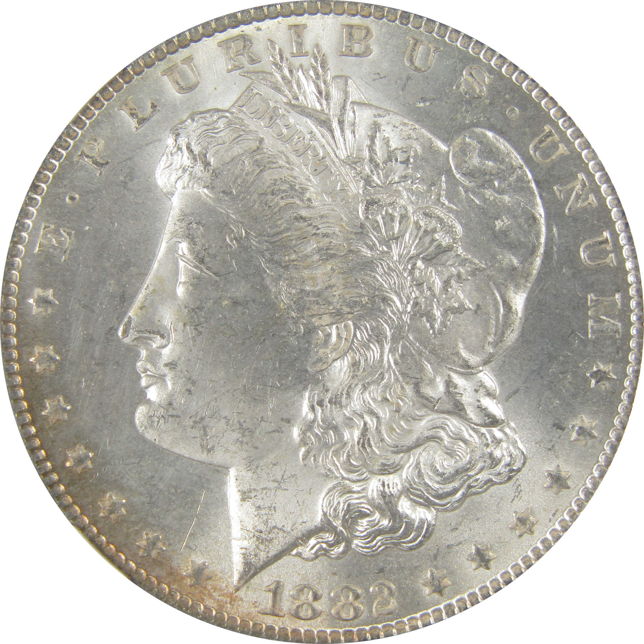 1882 CC Morgan Dollar Uncirculated Details NGC Silver SKU:I23421 - Morgan coin - Morgan silver dollar - Morgan silver dollar for sale - Profile Coins & Collectibles
