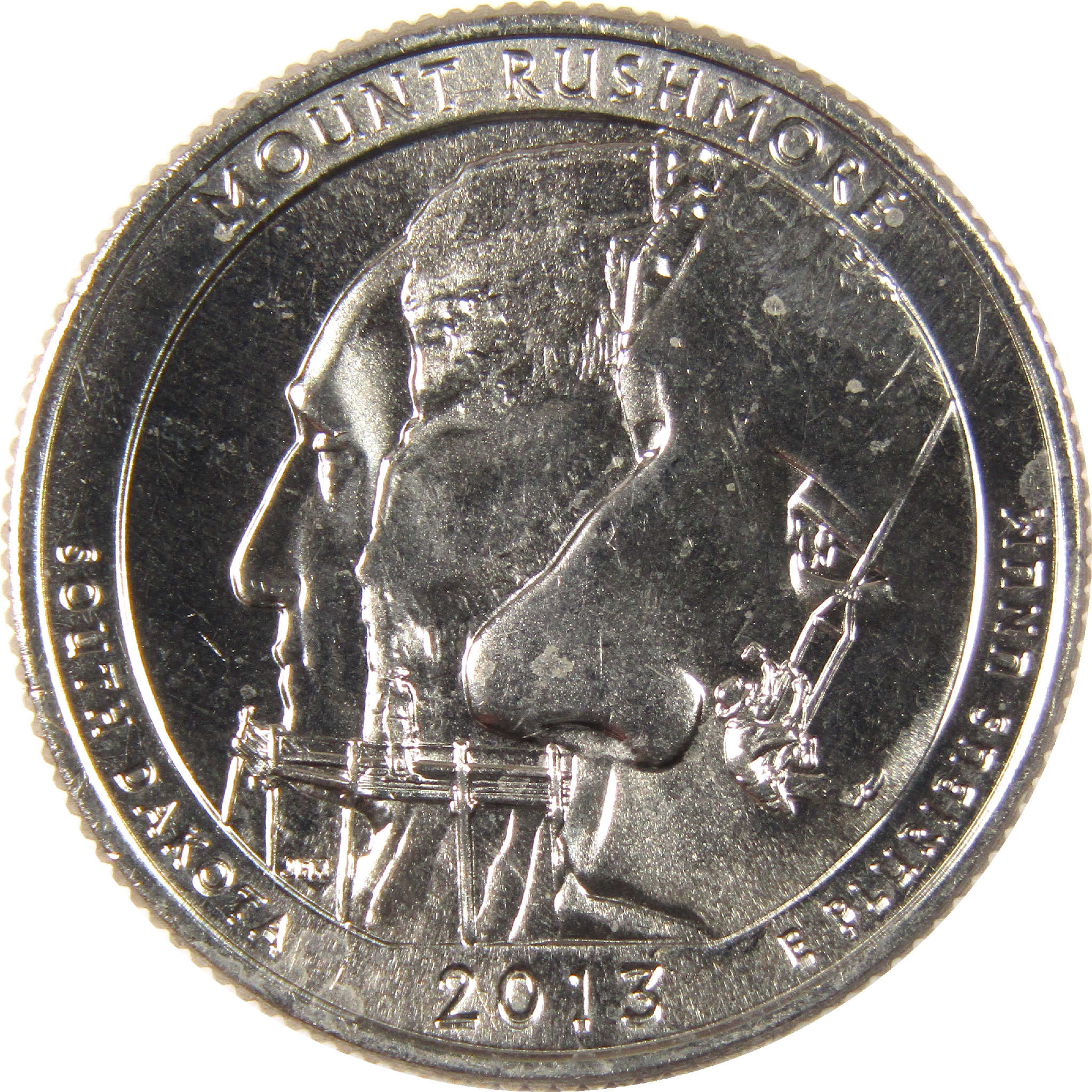 2013 S Mount Rushmore National Park Quarter BU Uncirculated Clad 25c