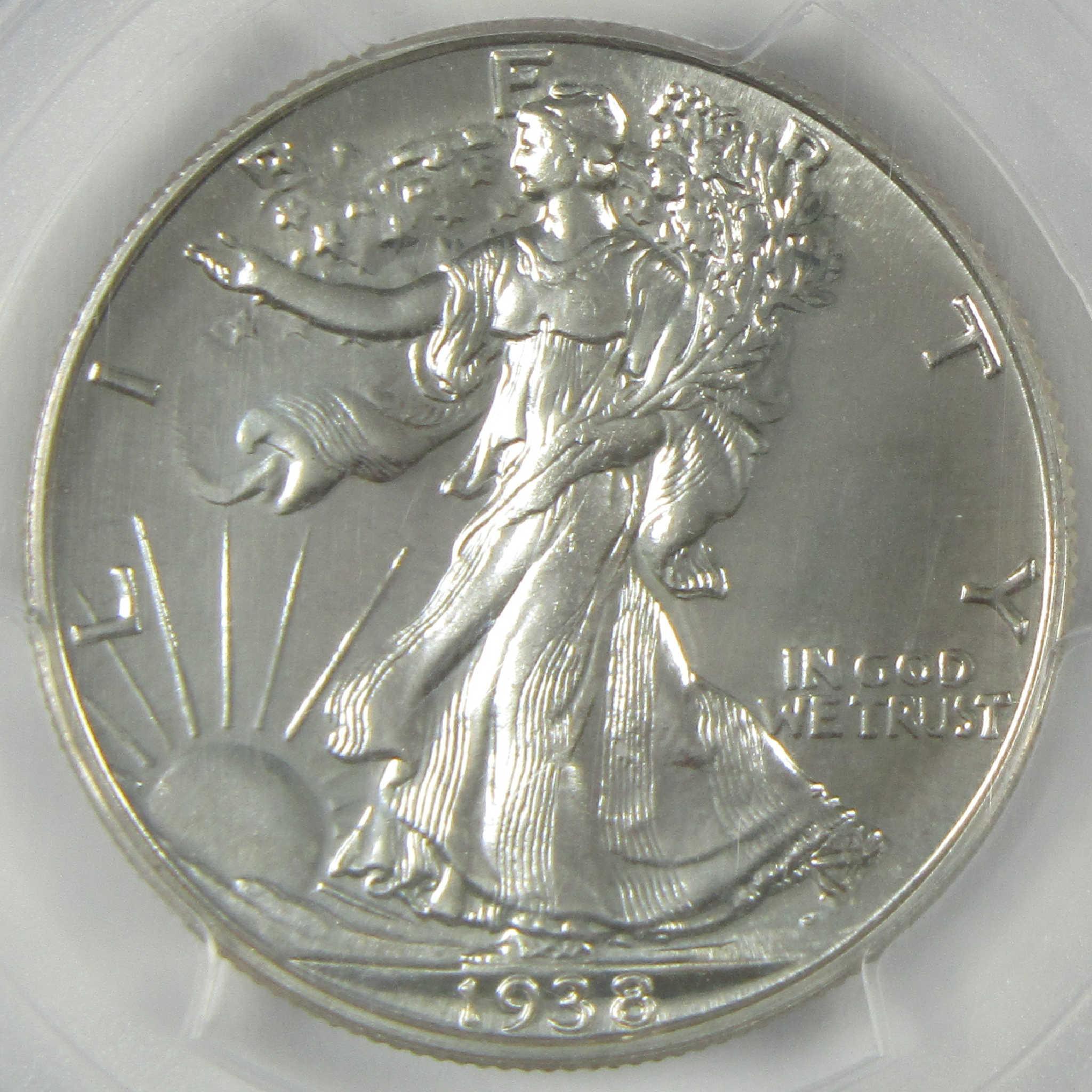 1938 Liberty Walking Silver Half Dollar PR 66 PCGS CAC Proof 50c Coin