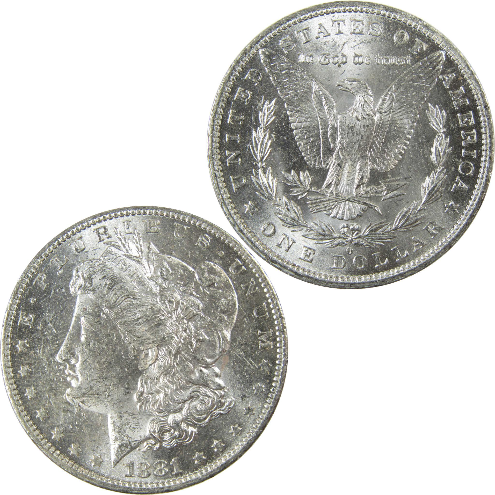 1881 O Morgan Silver Dollar Uncirculated Mint State $1 Coin SKU:I27699 - Morgan coin - Morgan silver dollar - Morgan silver dollar for sale - Profile Coins & Collectibles