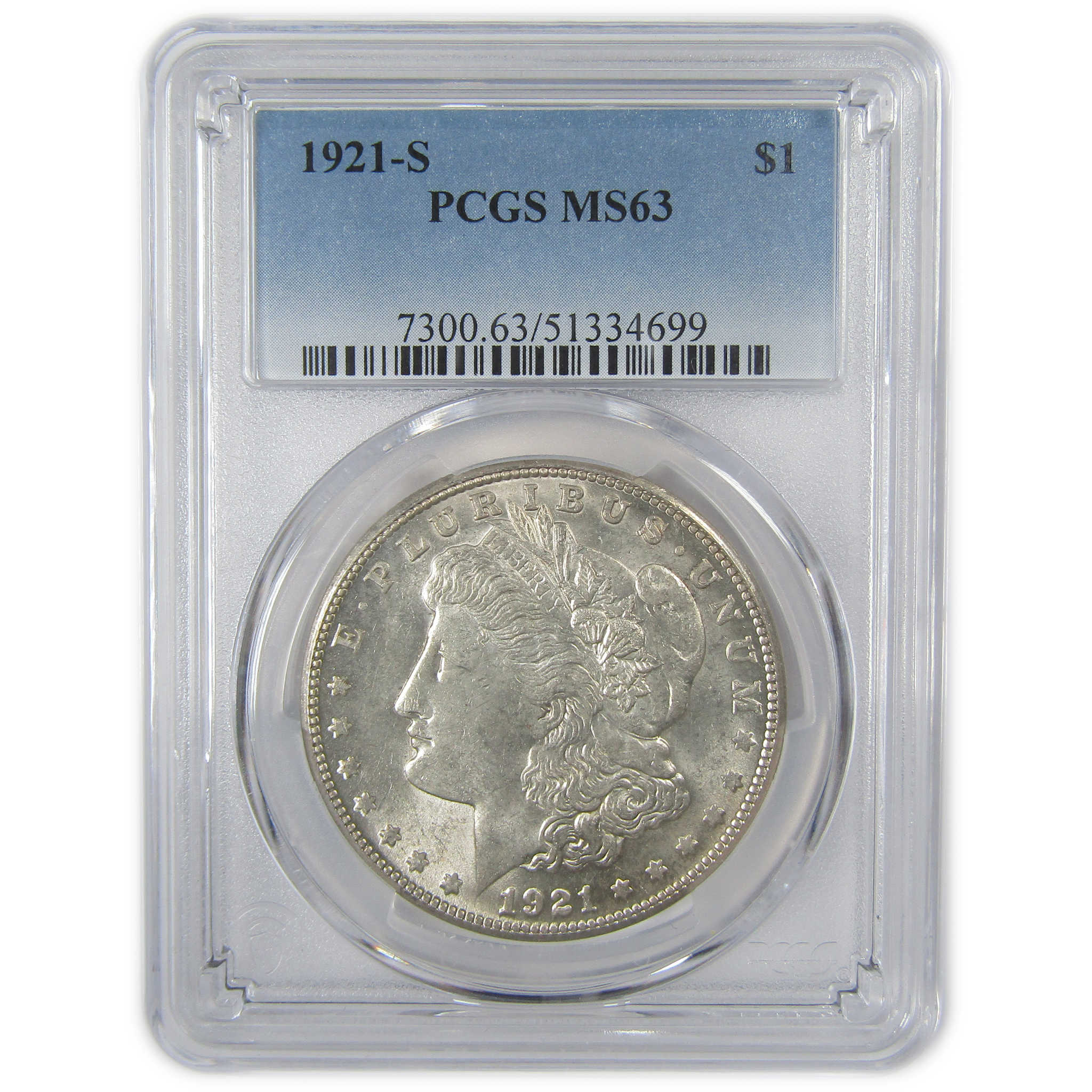 1921 S Morgan Dollar MS 63 PCGS Silver Uncirculated $1 Coin SKU:I23366 - Morgan coin - Morgan silver dollar - Morgan silver dollar for sale - Profile Coins & Collectibles