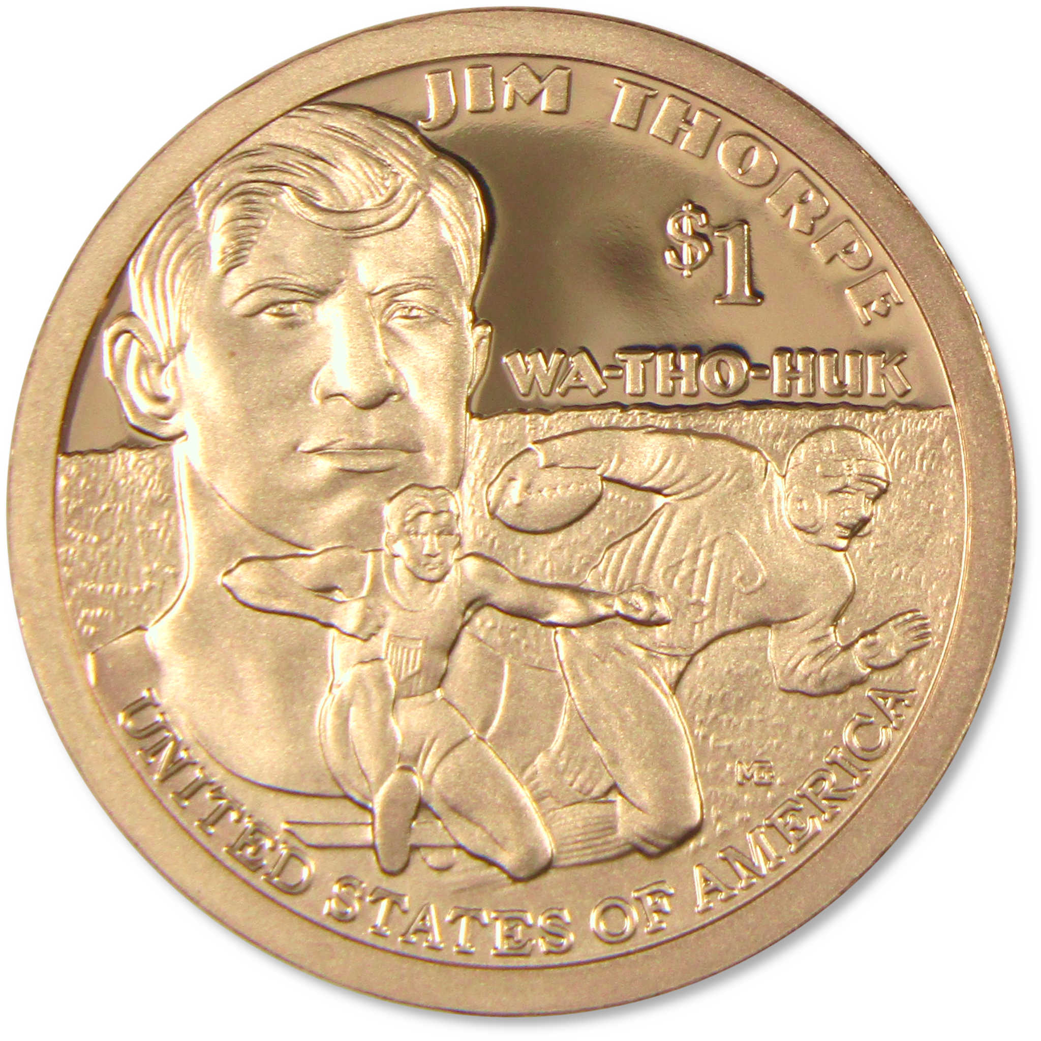 2018 S Jim Thorpe Native American Dollar Choice Proof $1 Coin