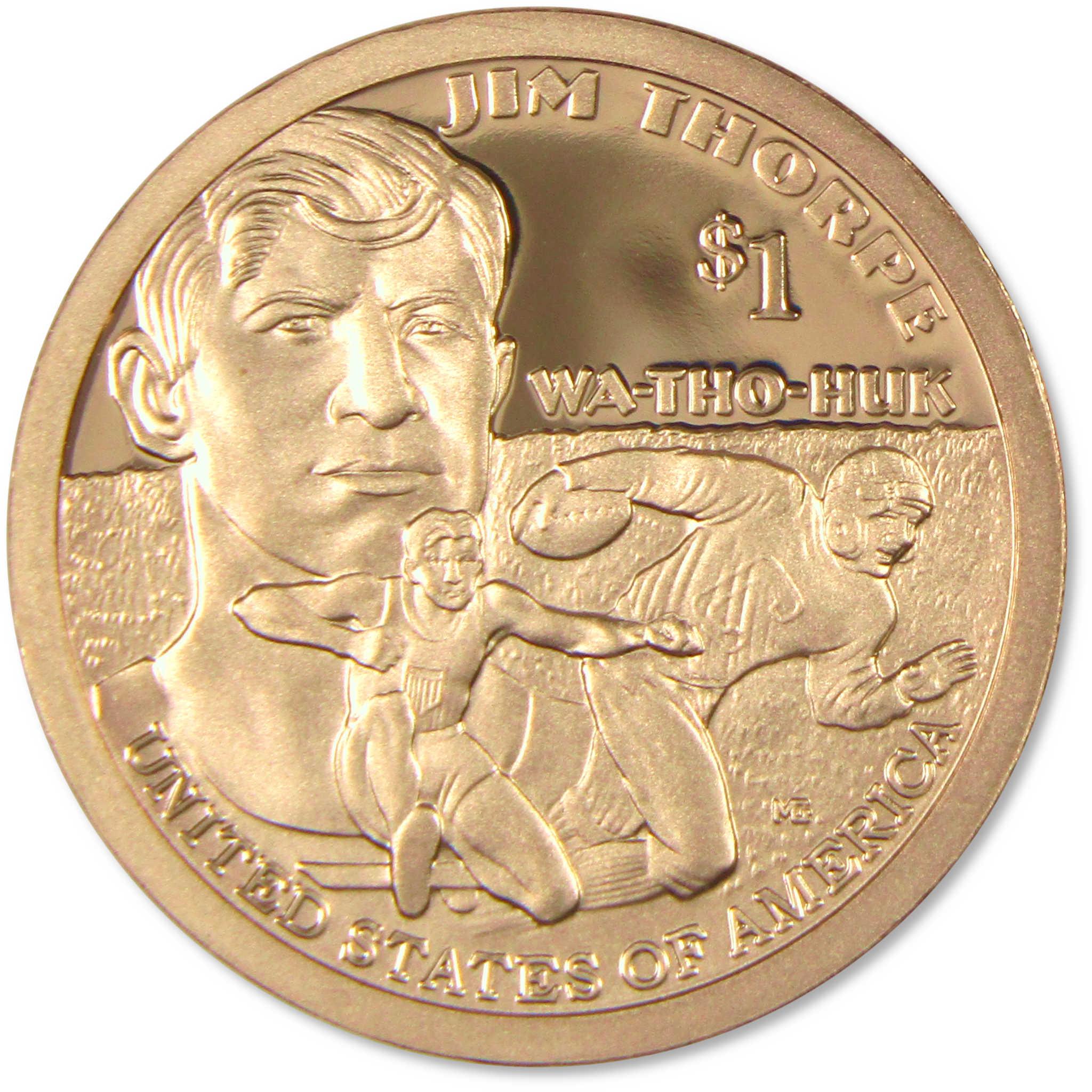 2018 S Jim Thorpe Native American Dollar Choice Proof $1 Coin