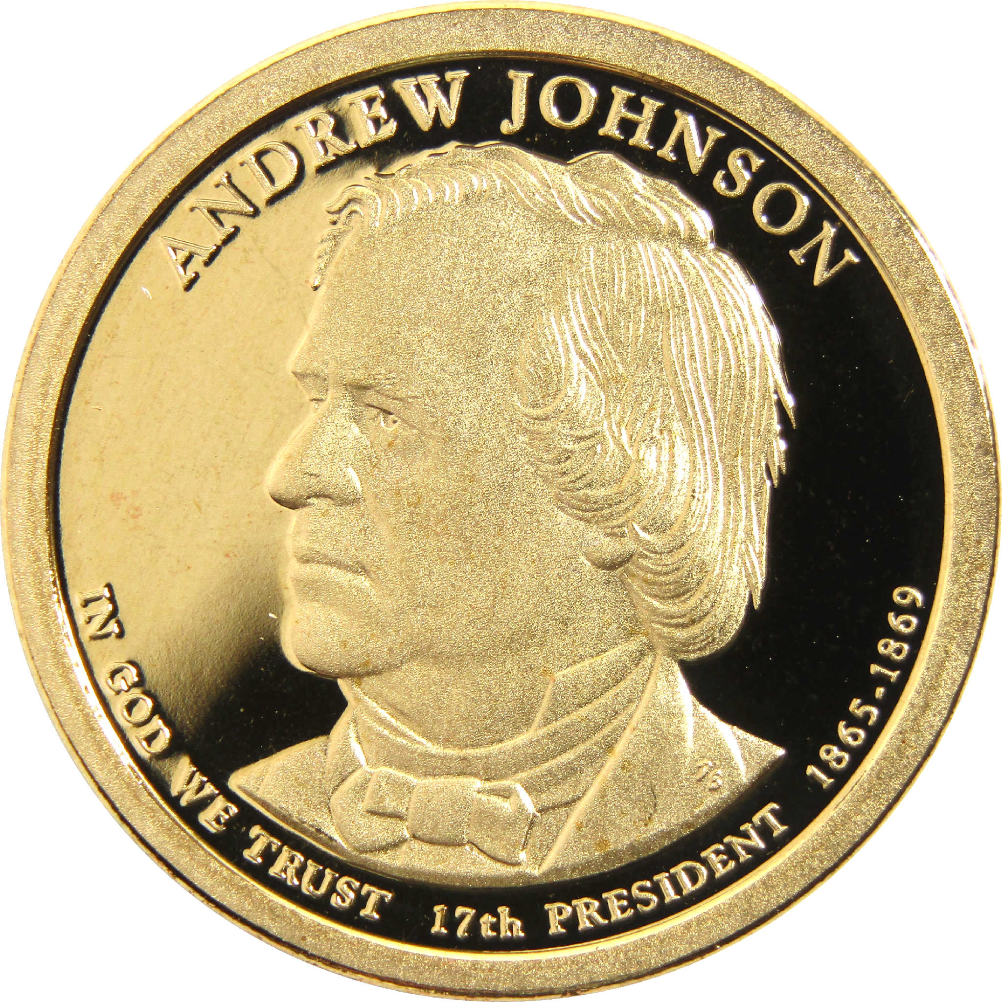 2011 S Andrew Johnson Presidential Dollar Choice Proof $1 Coin