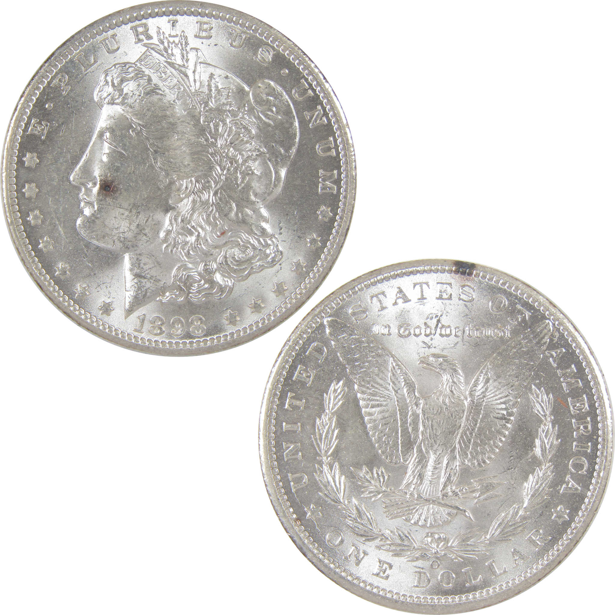 1898 O Morgan Dollar Uncirculated Silver $1 Coin SKU:I18721 - Morgan coin - Morgan silver dollar - Morgan silver dollar for sale - Profile Coins & Collectibles